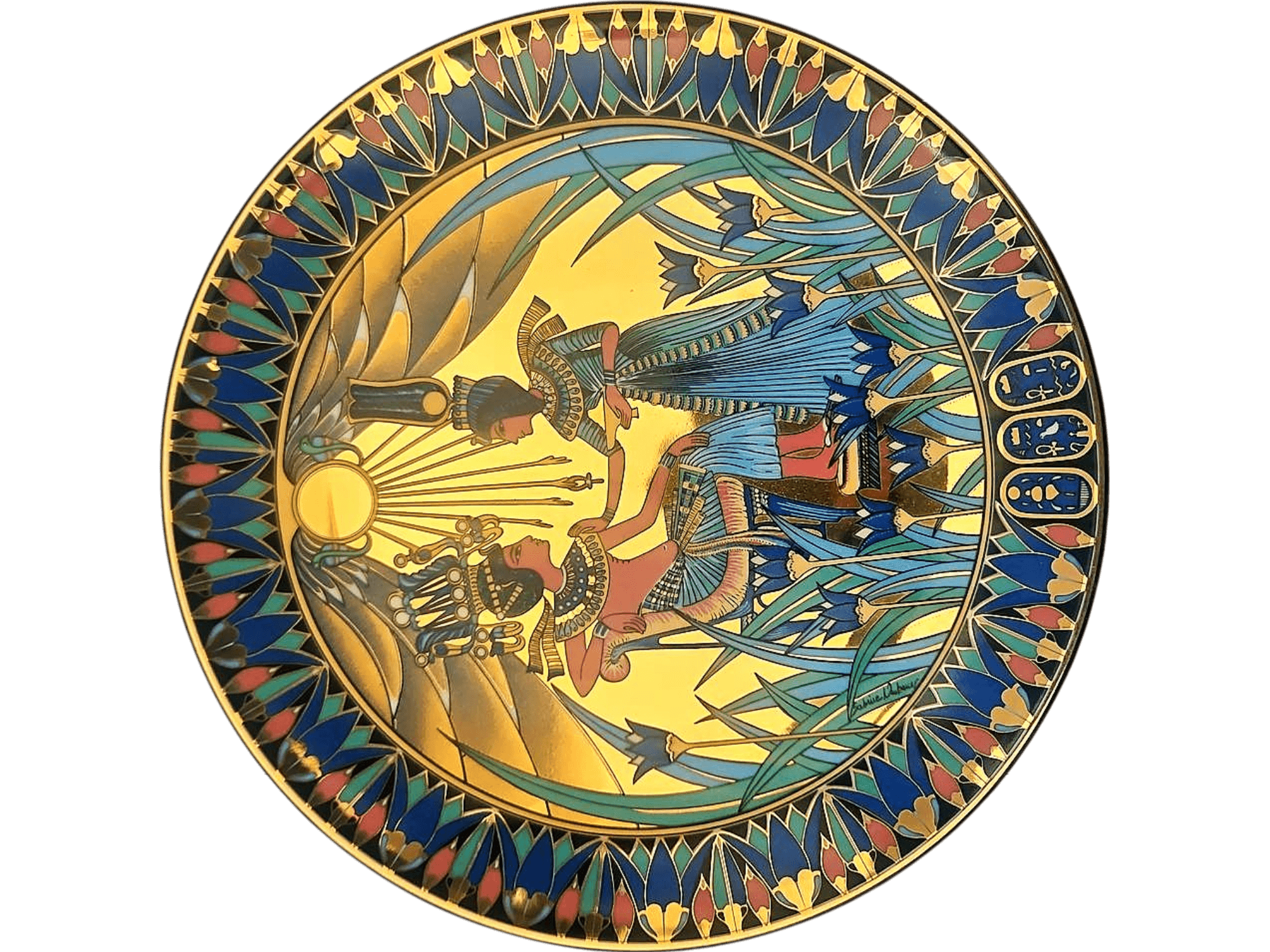 Tutenchamun Ancient Egyptian Decorative Collector Plate 1
