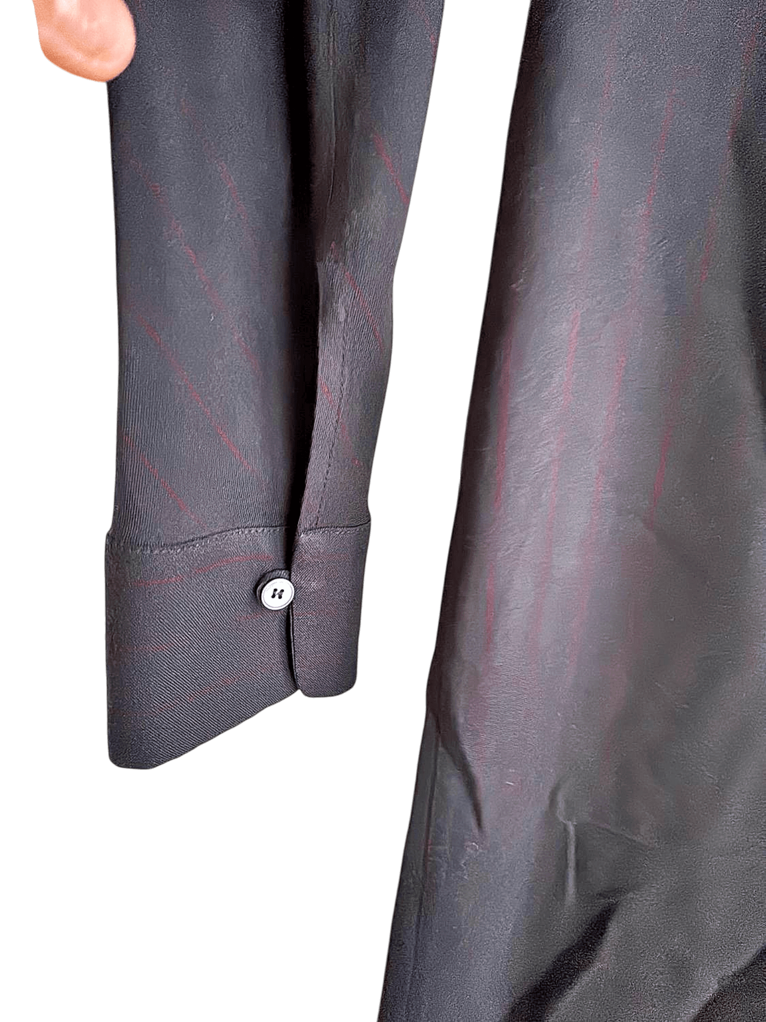 Barena Venezia Kleid, Schwarz, Midi, Langarm, Abito Bella Gessetto Notte 4