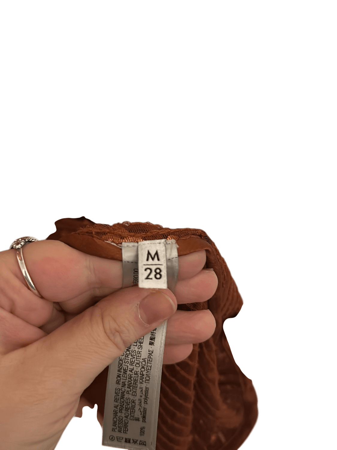 UTERQÜE Copper Sequin V-Neck Maxi Dress - Size M - New with Tags 5