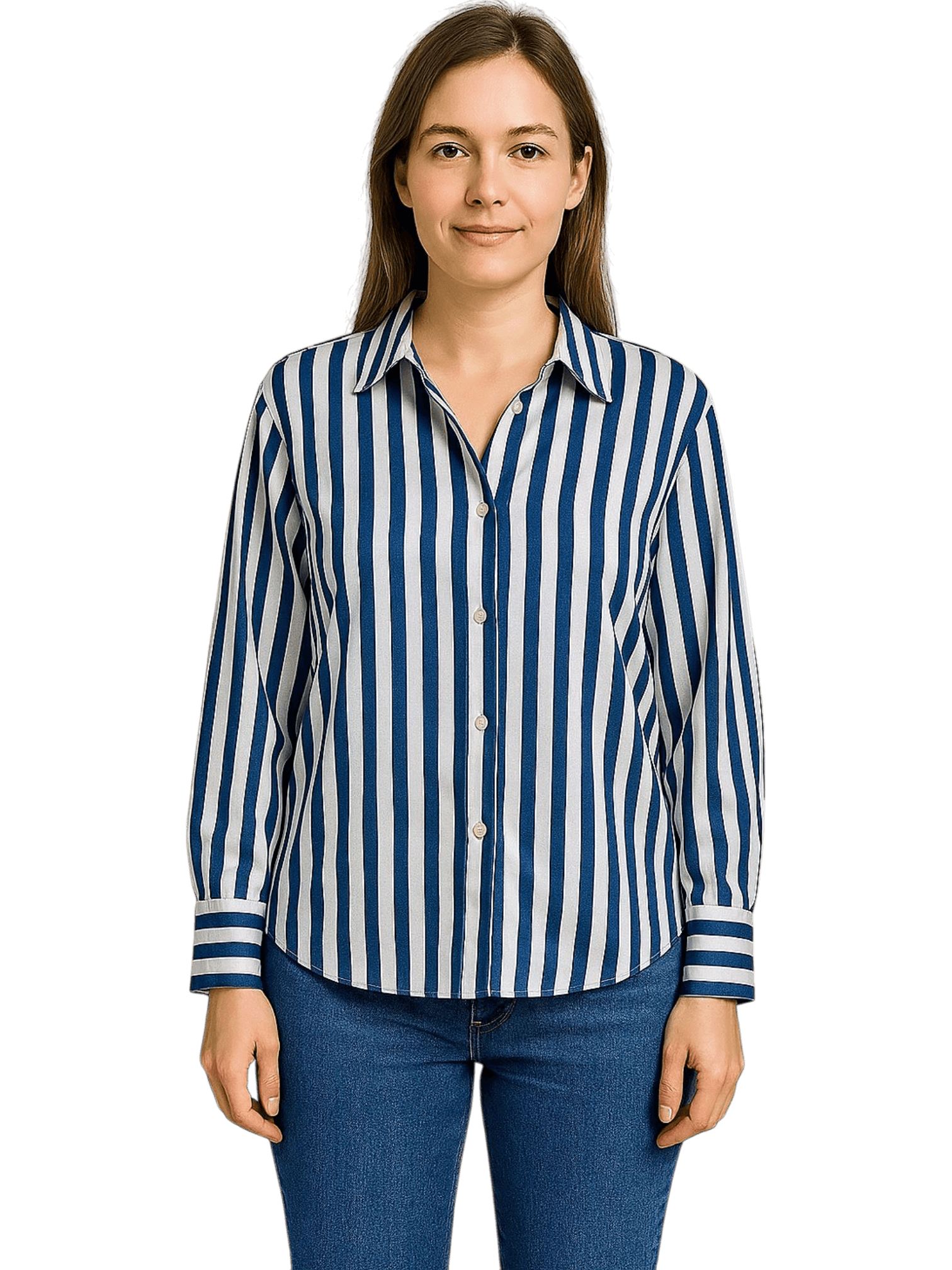 Zara Gestreiftes Button-Down Hemd - Größe XXL 3