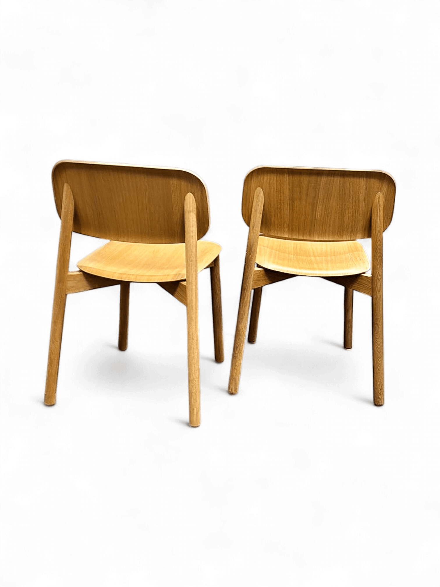 Wooden Dining Chairs - Scandinavian Style Office/Waiting Room Chairs 4