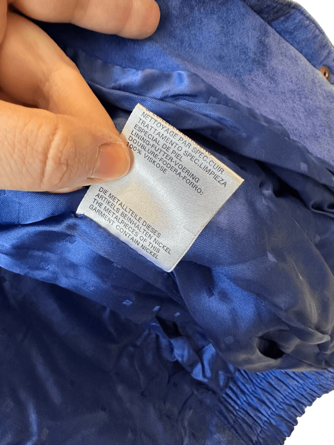 Vintage DINO'Z Patchwork Leather Bomber Jacket - Size M/L 6