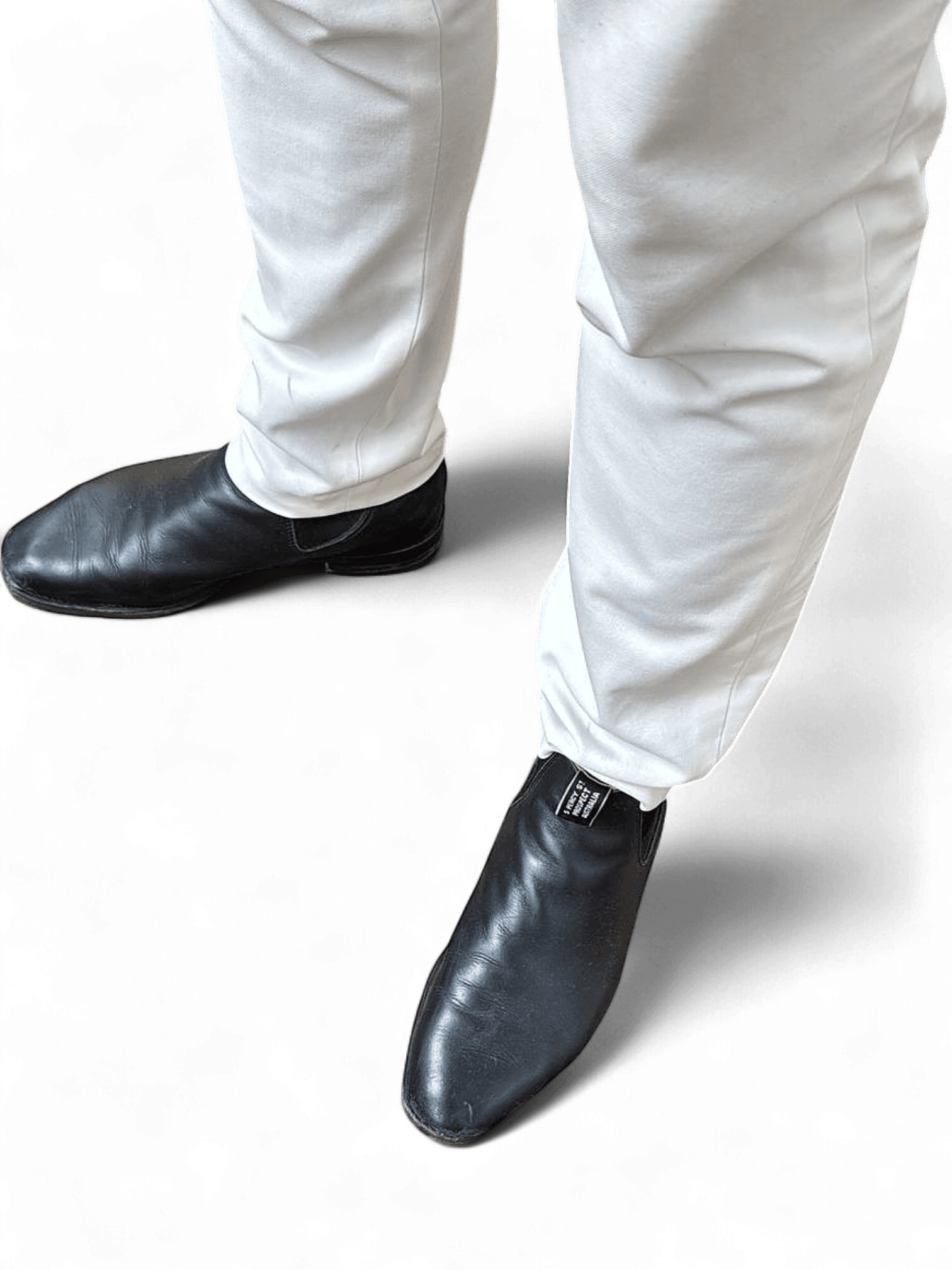 5 Seeds Black Leather Chelsea Boots - Size 5 - Made in Australia 1