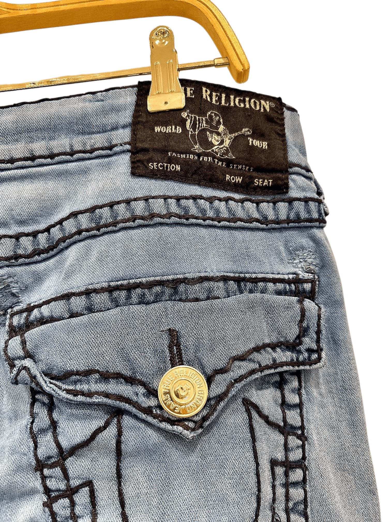 True Religion Light Blue Jeans - Size 36 5