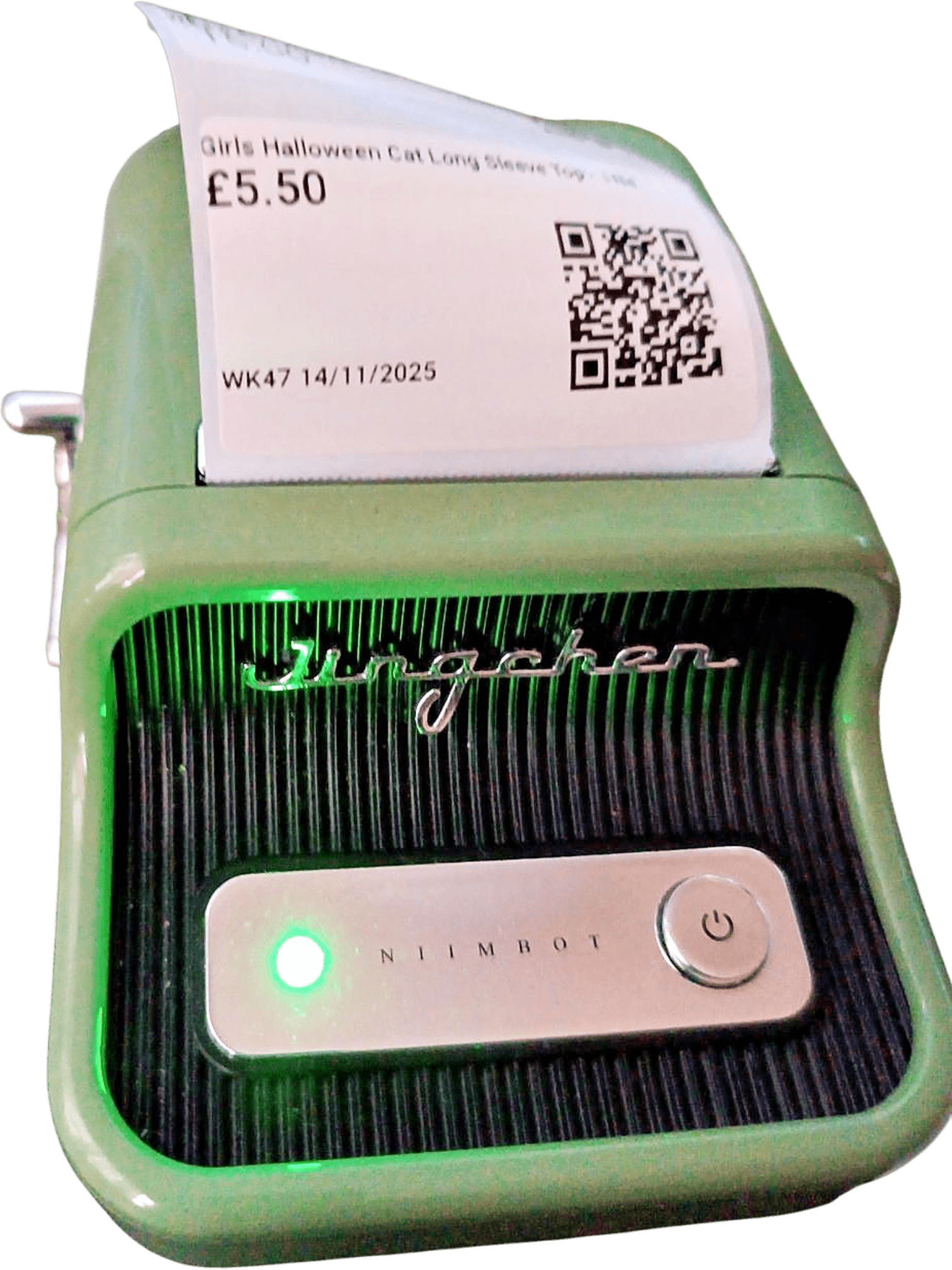 Jingchen D11 Green Portable Label Printer 2