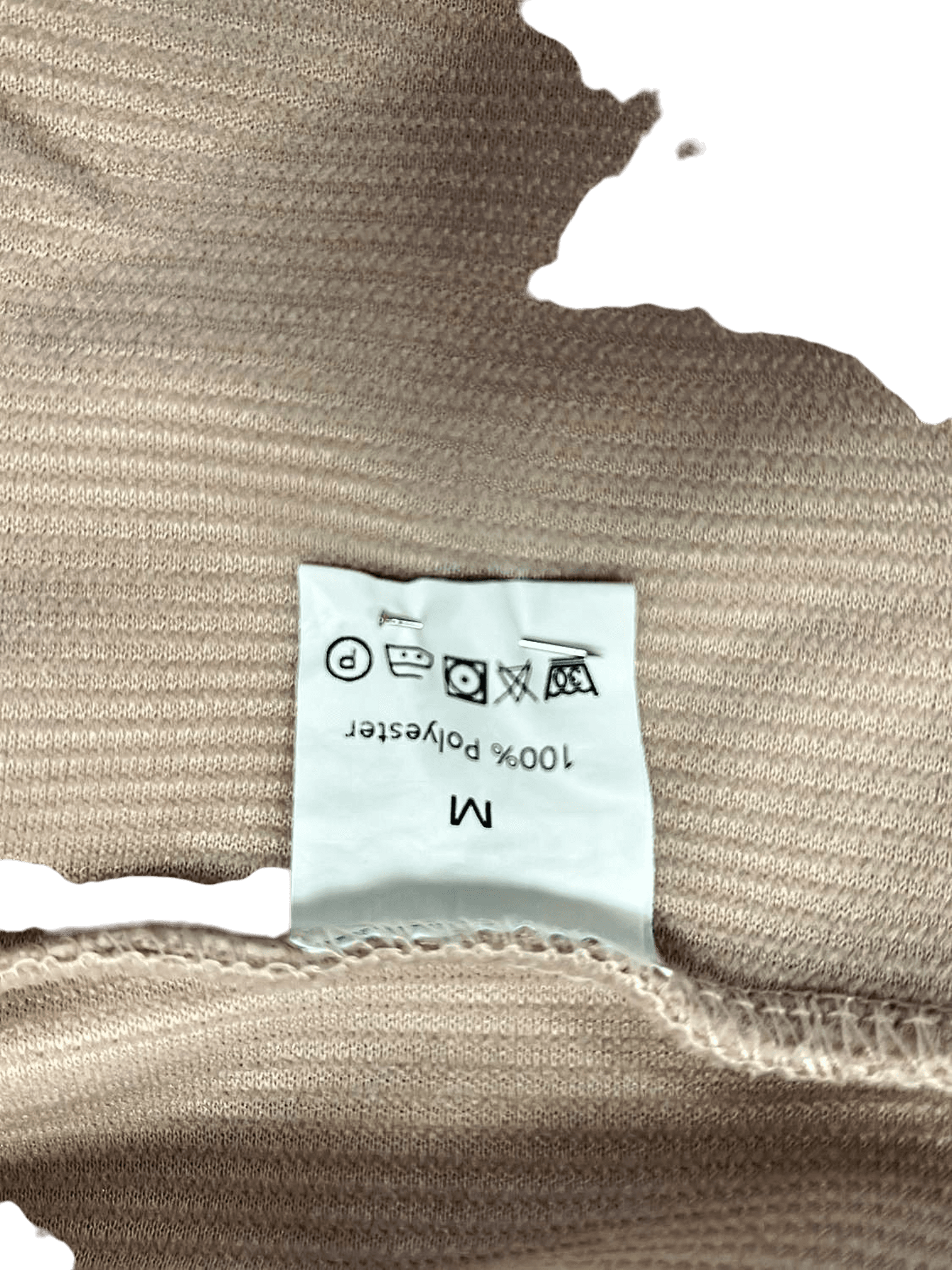 Beige Cord-Hose mit hohem Bund - Elegante Weite Beinform 3