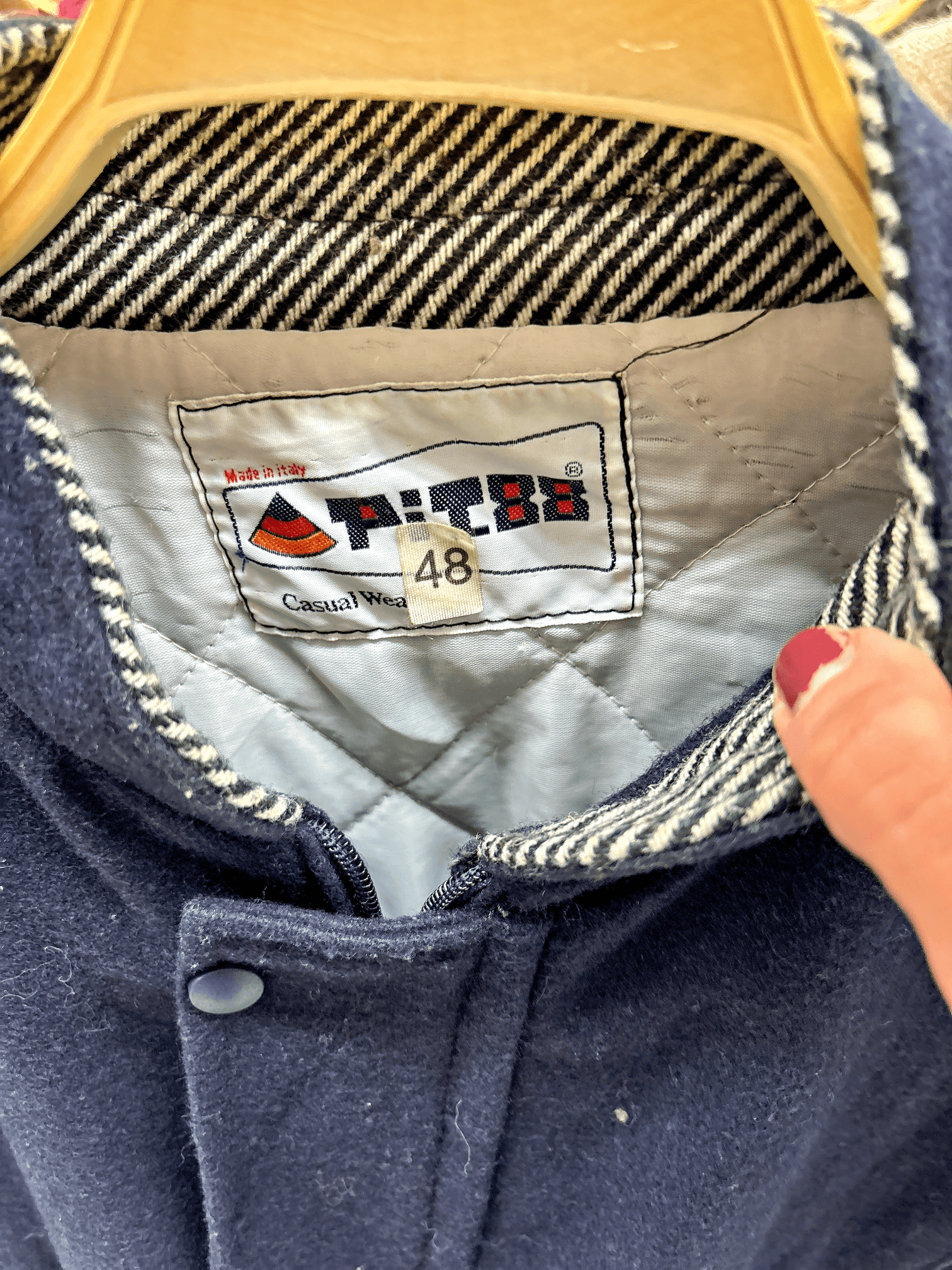 Vintage Pitbi Bomber Jacket - Size 48 2