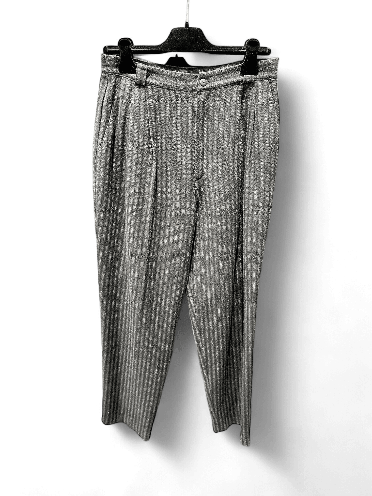 Stylish Striped Gray Trousers 3