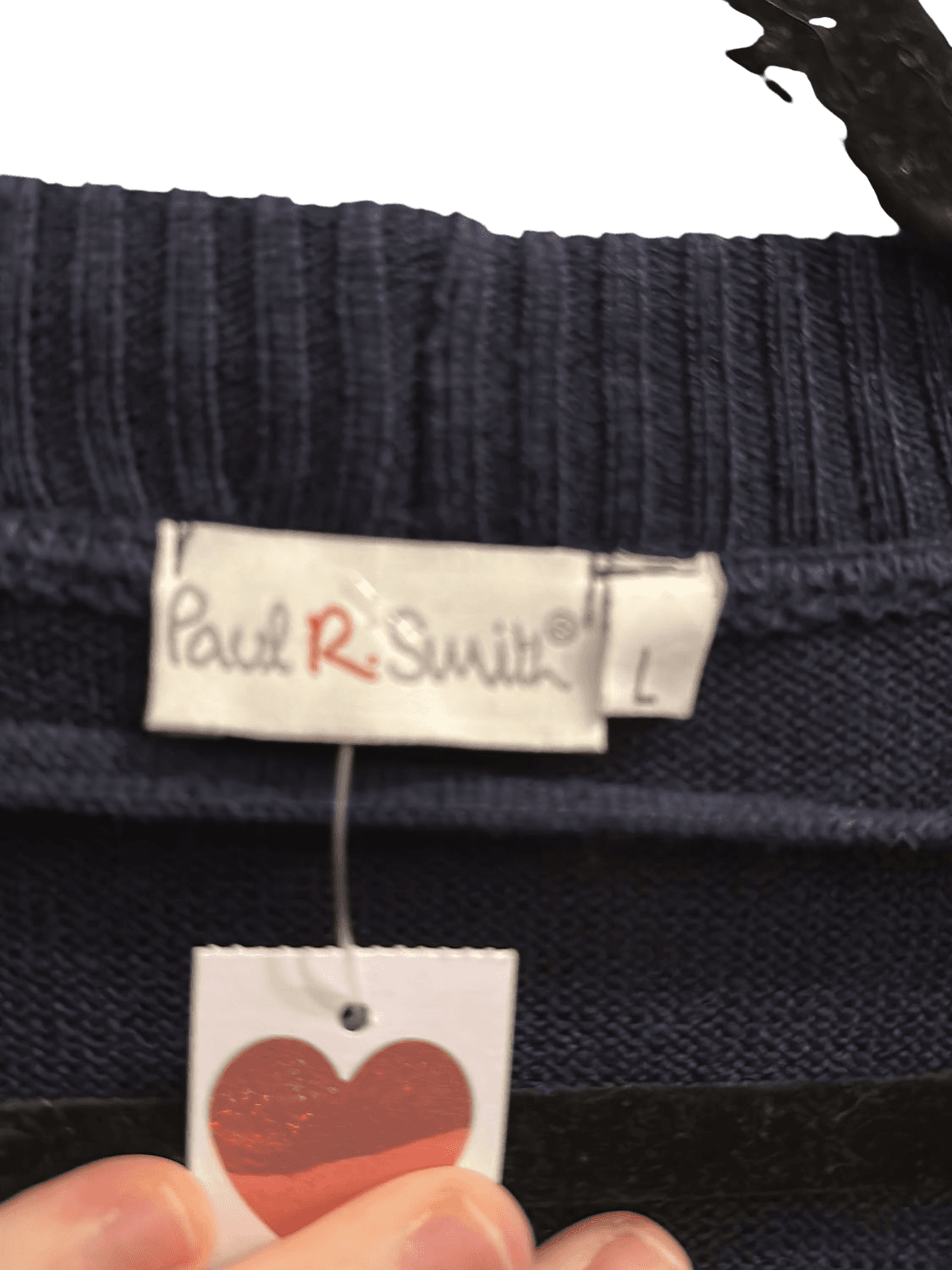 Paul R. Smith Navy Wool Blend Cardigan - Size L 4