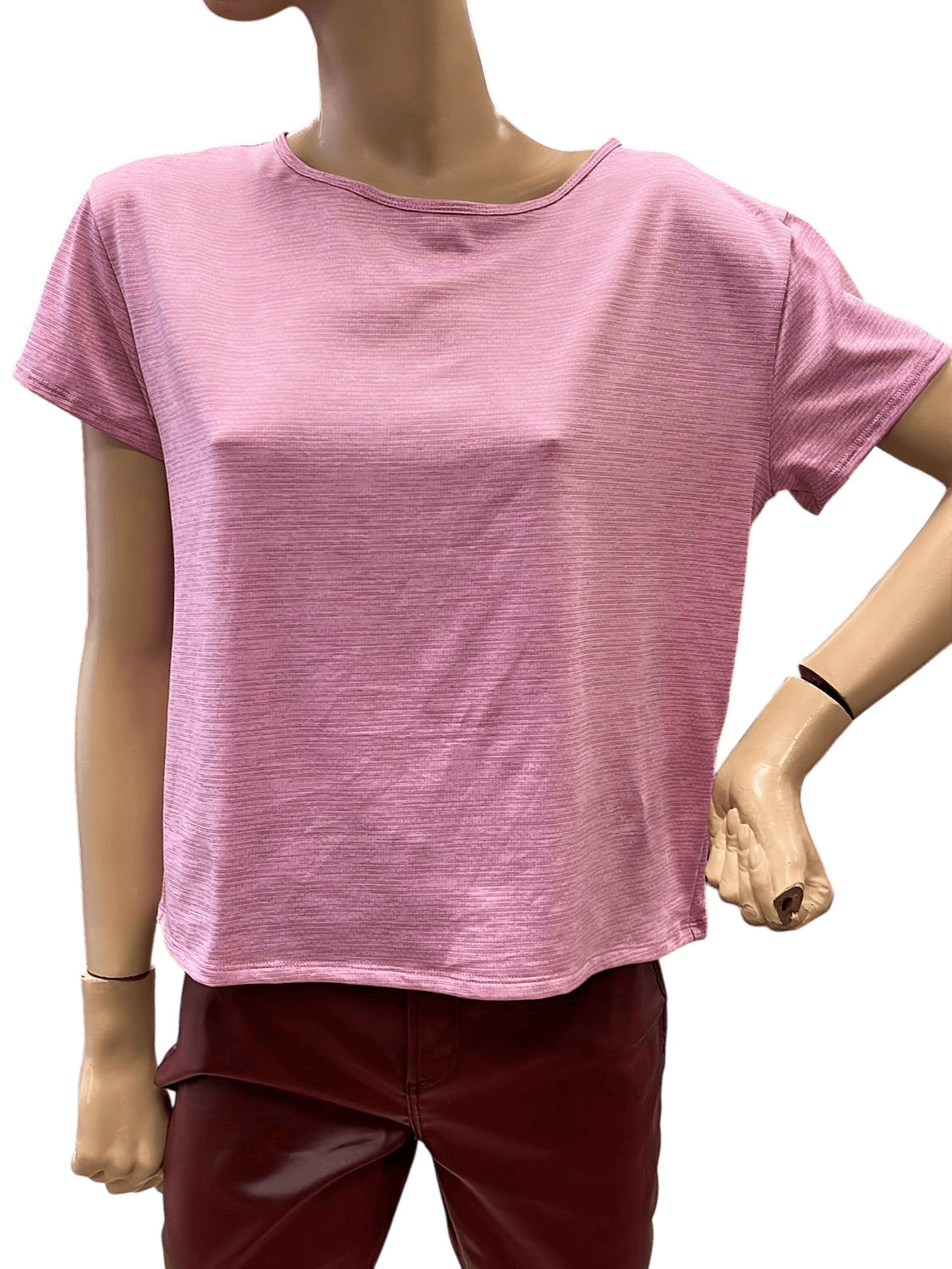 Under Armour HeatGear Loose Damen Sportshirt S Pink 1