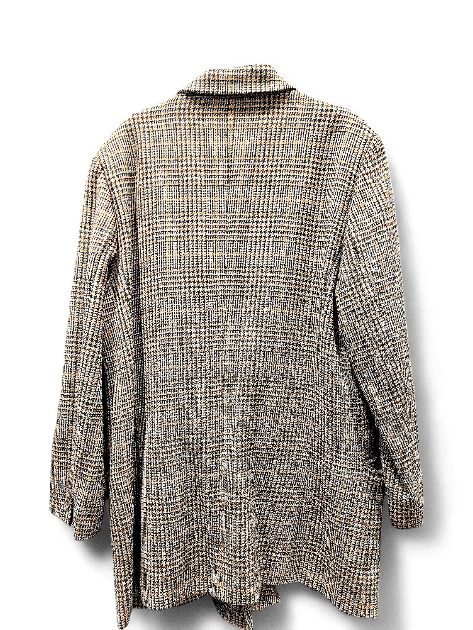 Vintage Wool Blend Multicolor Pea Coat 3