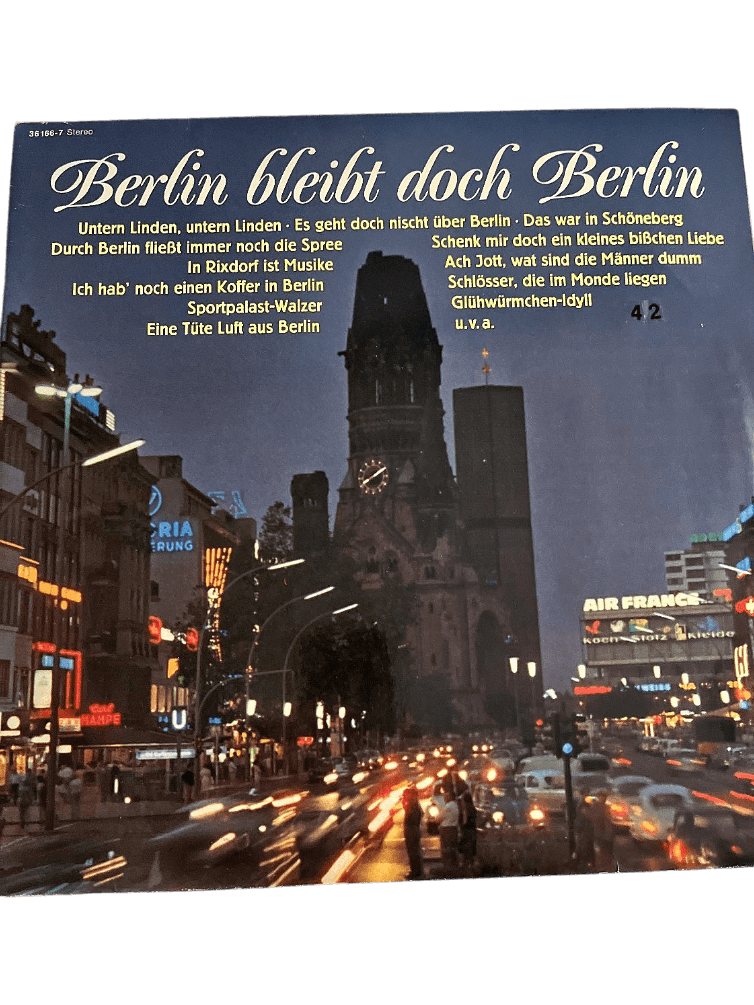 Vintage Schlager-Compilation 'Berlin bleibt doch Berlin' - LP 1