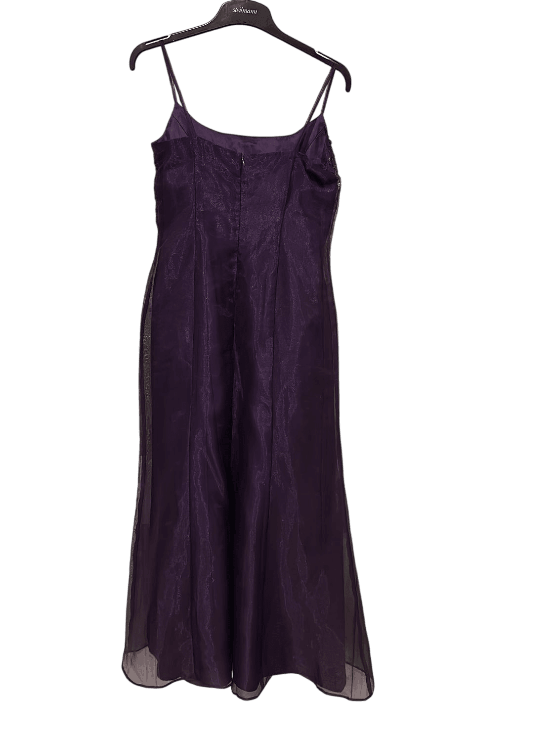 Scene Purple Evening Gown with Embellished Bodice - Size 9/10 3