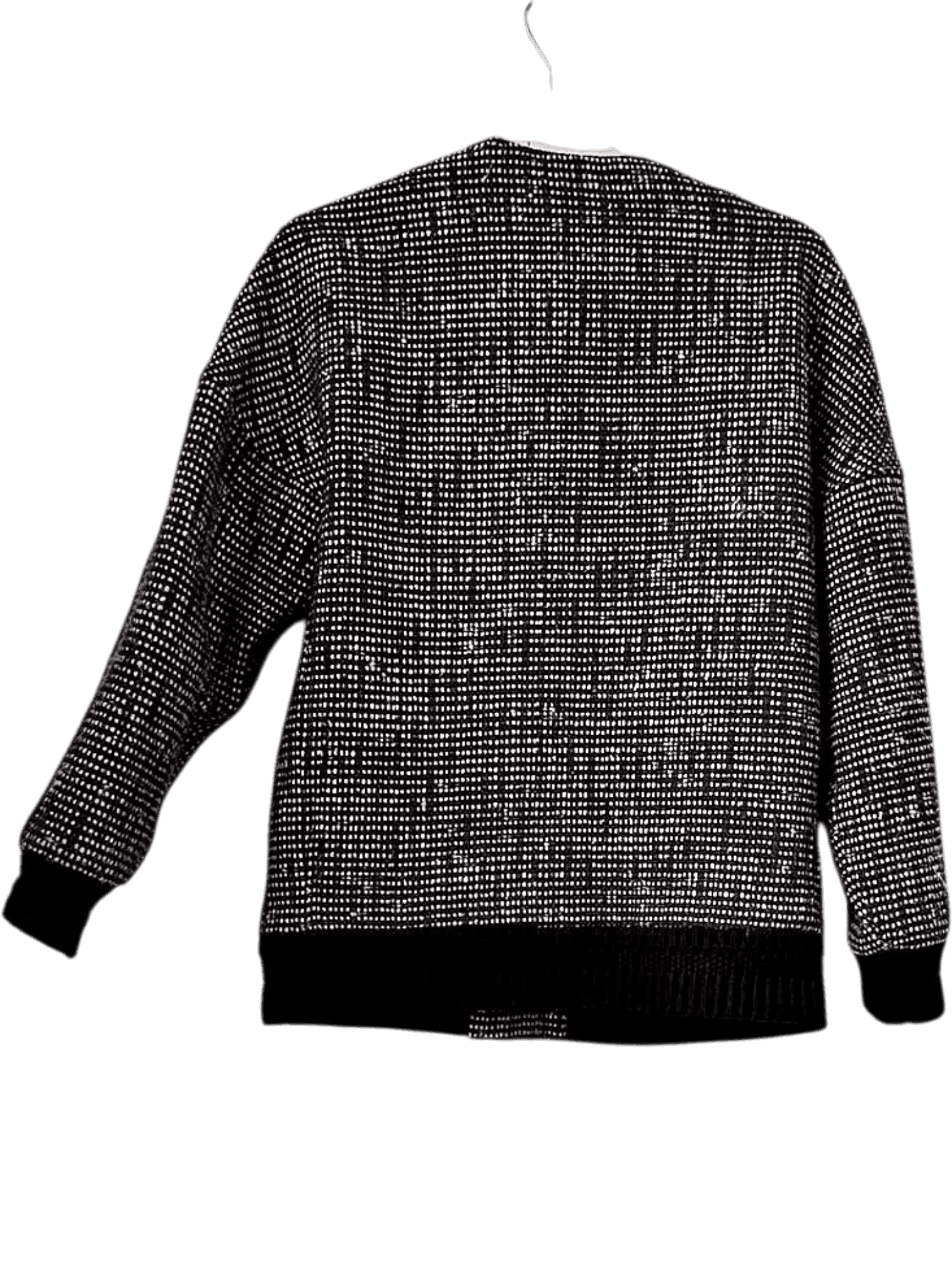 Sessùn Floora Bomber Jacket - Textured Black Pattern 2