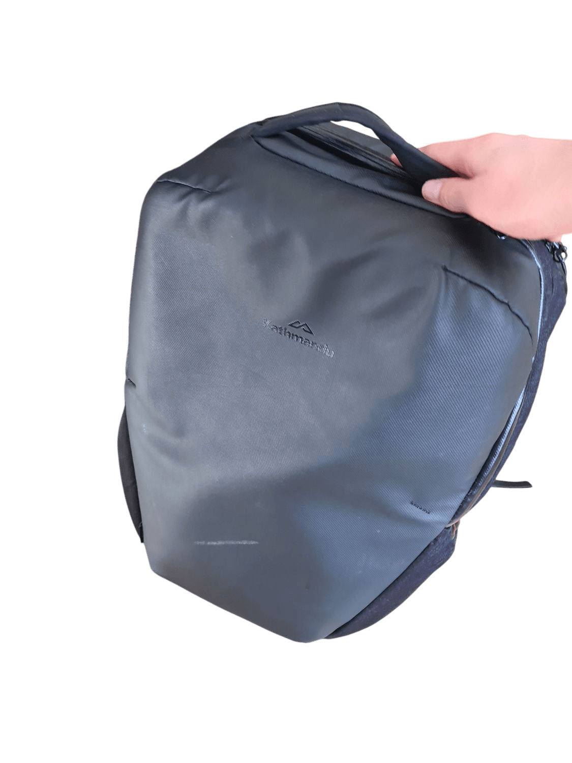 Kathmandu Black Nylon Backpack with Multiple Compartments 3