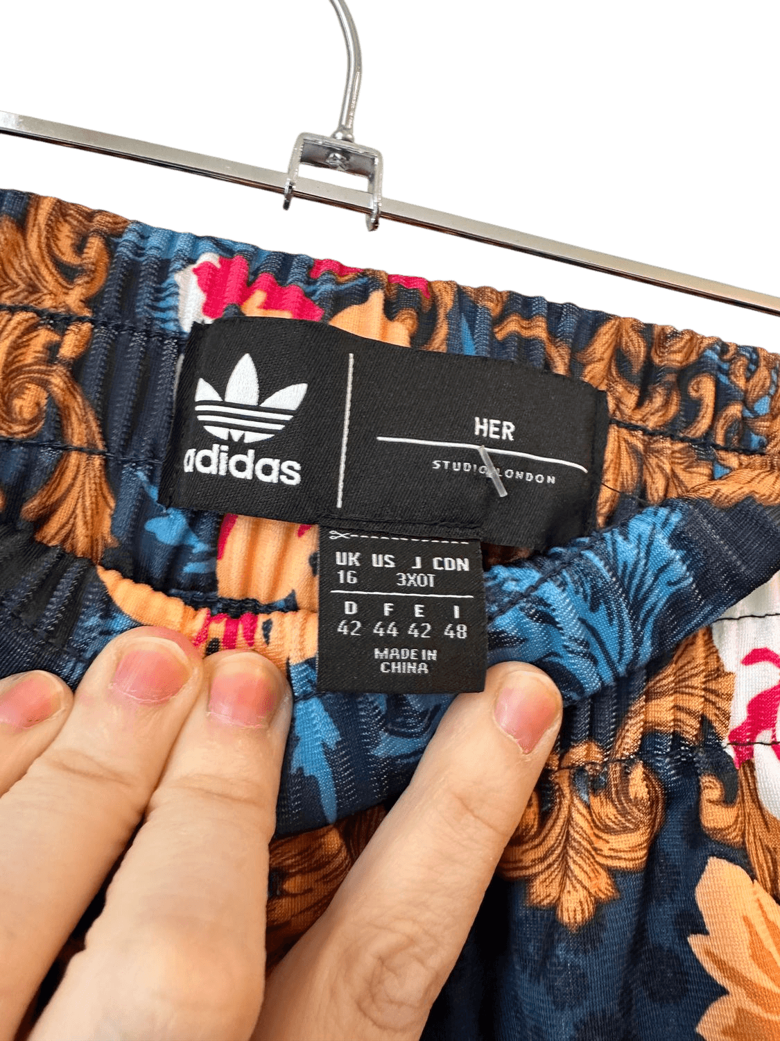 Adidas x HER Studio London Baroque Floral Print Skirt - UK 16 4