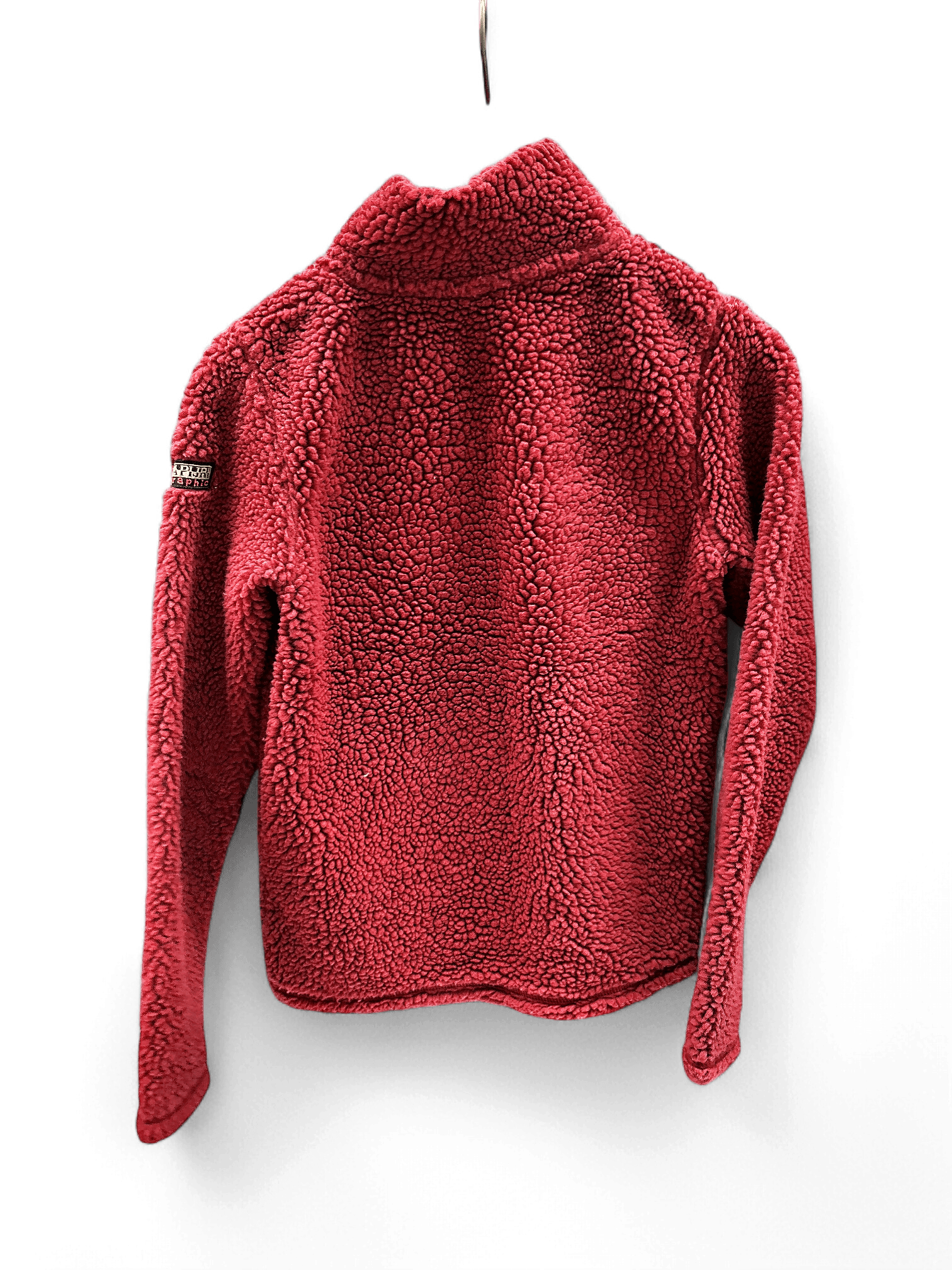 Napapijri Red Fleece Jacket size S 3