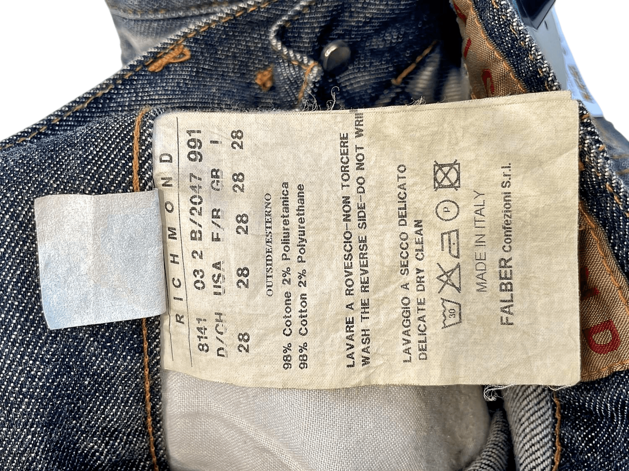Richmond Denim Jeans with Decorative Skull Design 4