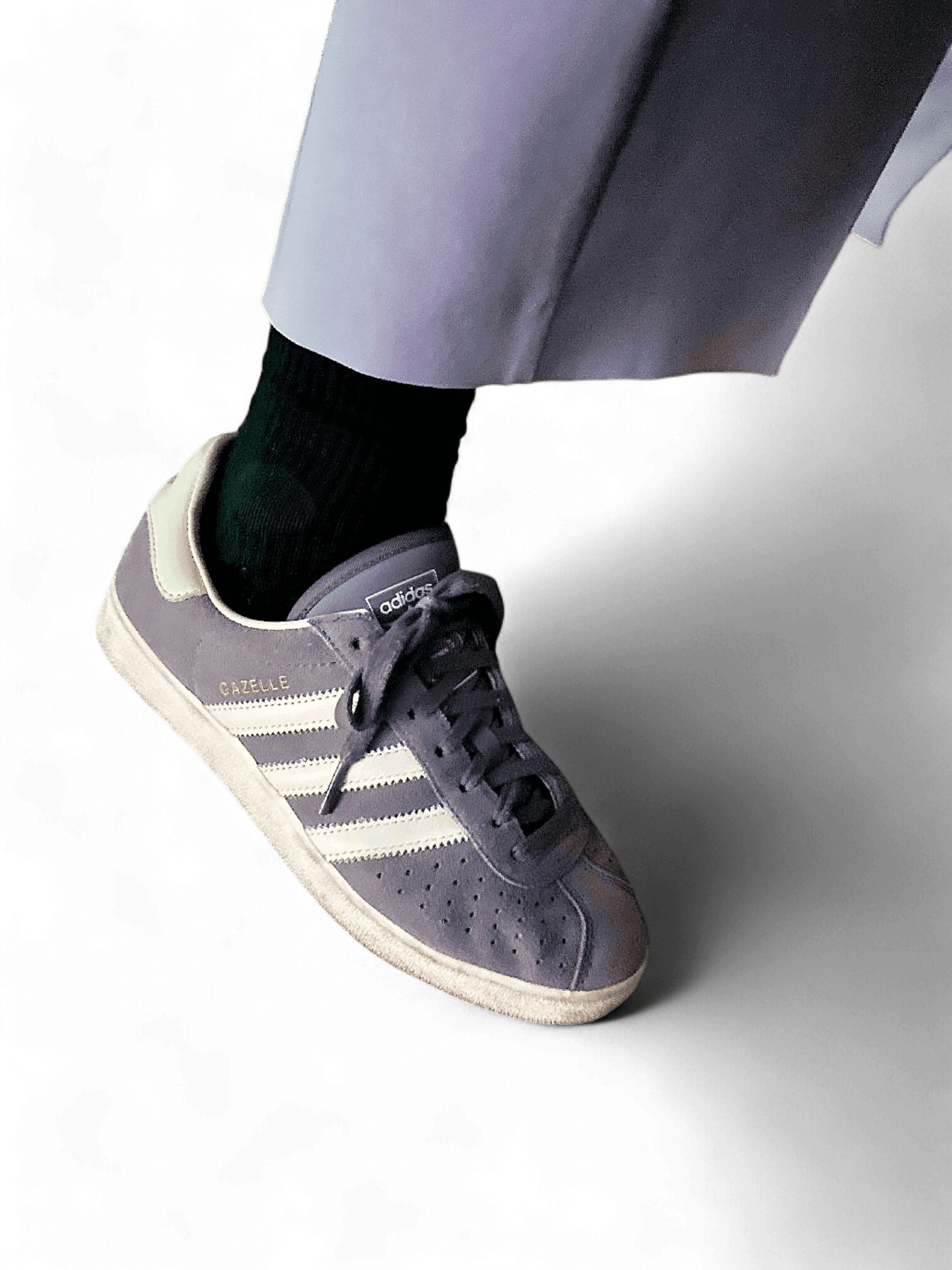 Adidas Gazelle Gray Suede Sneakers - Classic Style 1