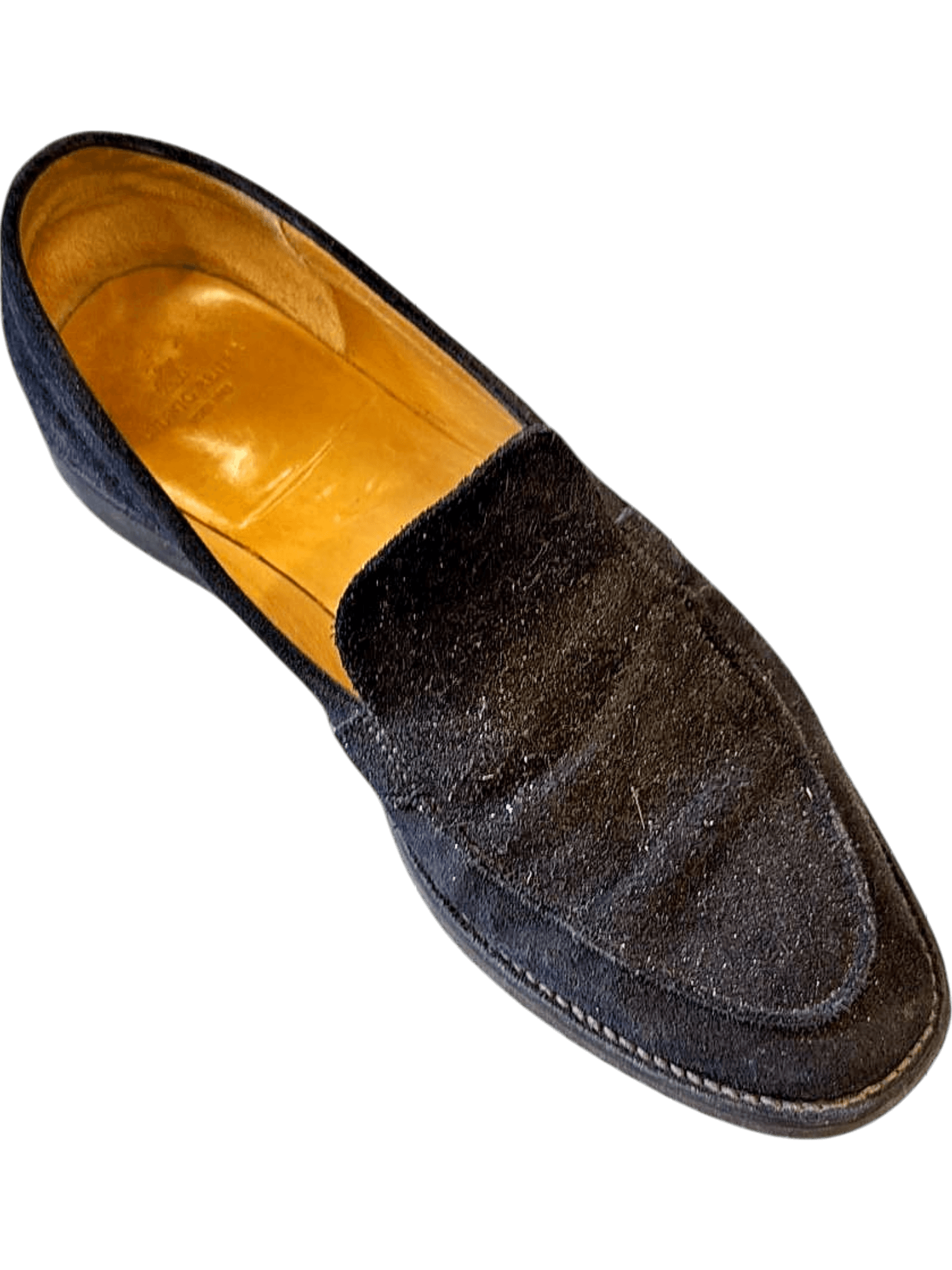 Ludwig Reiter Wildleder-Loafer in Schwarz, gebraucht 1