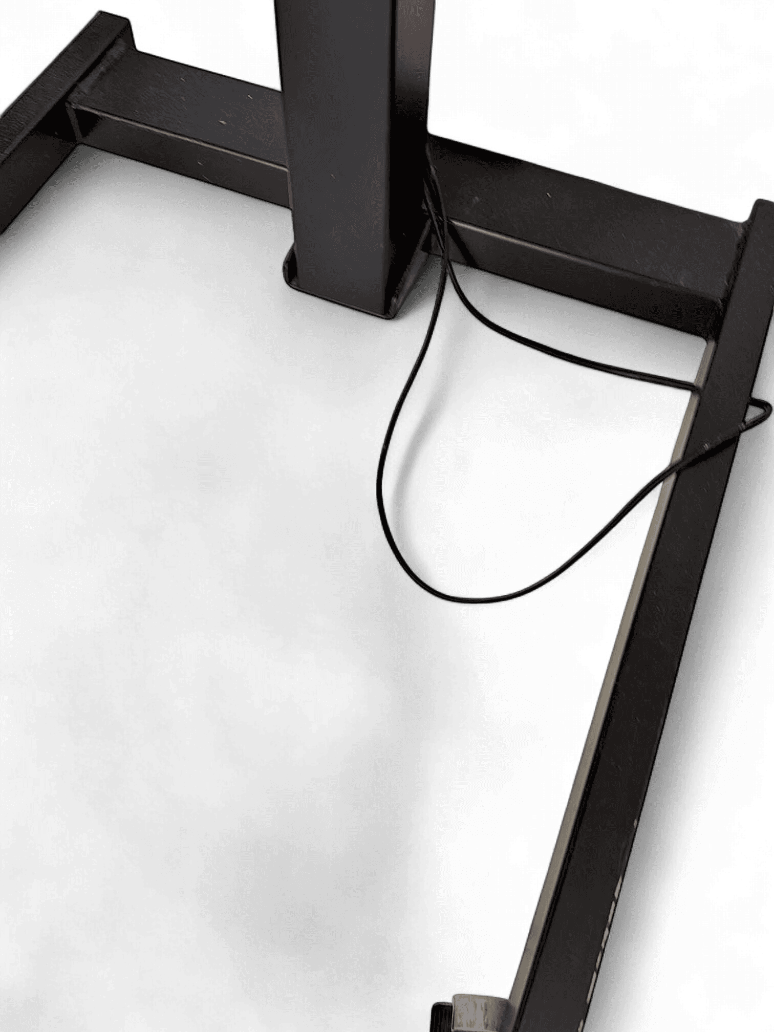 Electric Height-Adjustable Standing Desk with Blue Tabletop 4