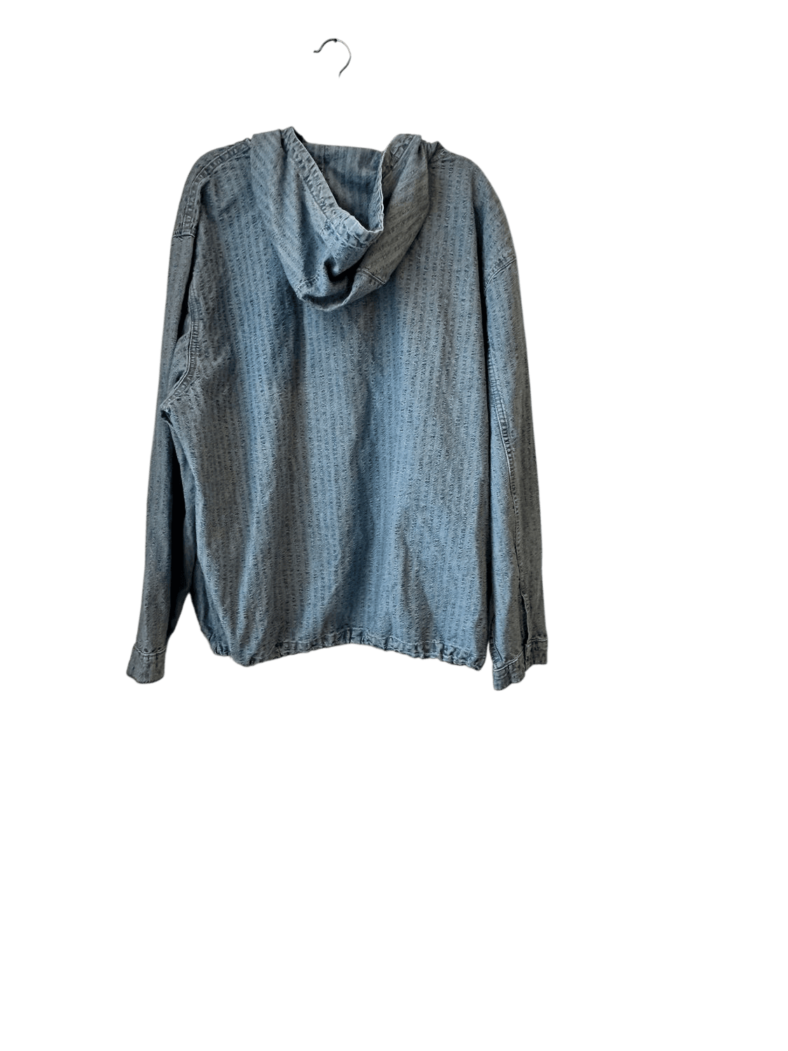 Vintage 90s Levi's Premium Denim Hooded Pullover Jacket - Size XL 3