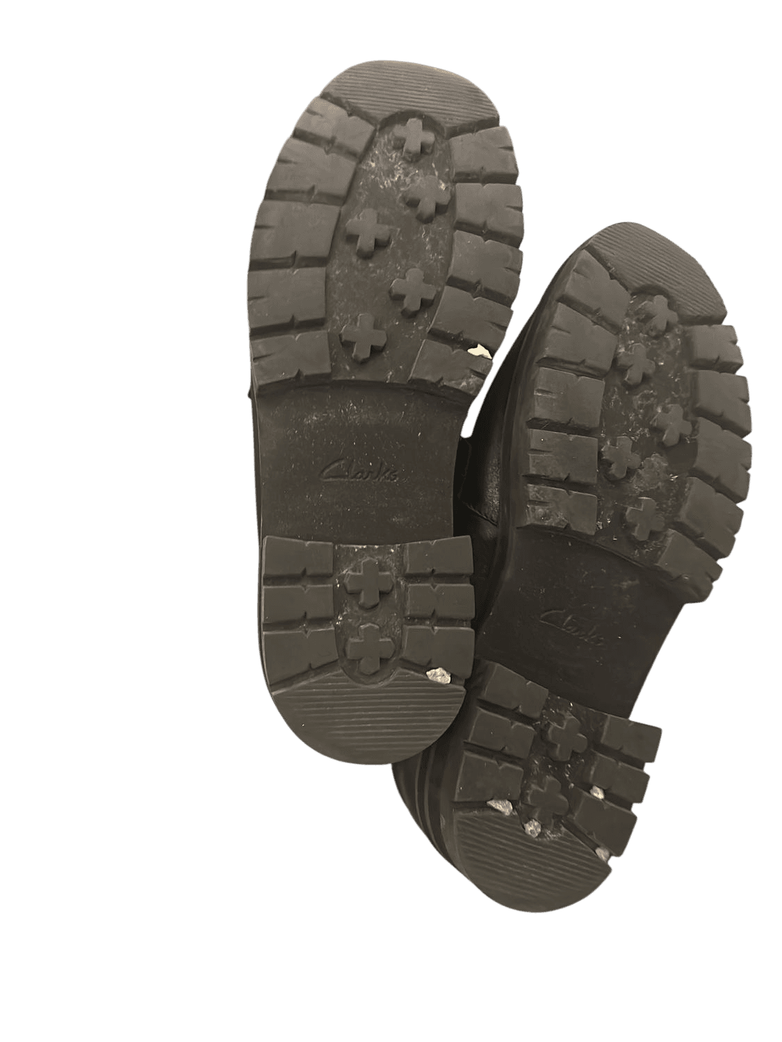 Clarks Black Leather Horsebit Loafers with Chunky Sole 3