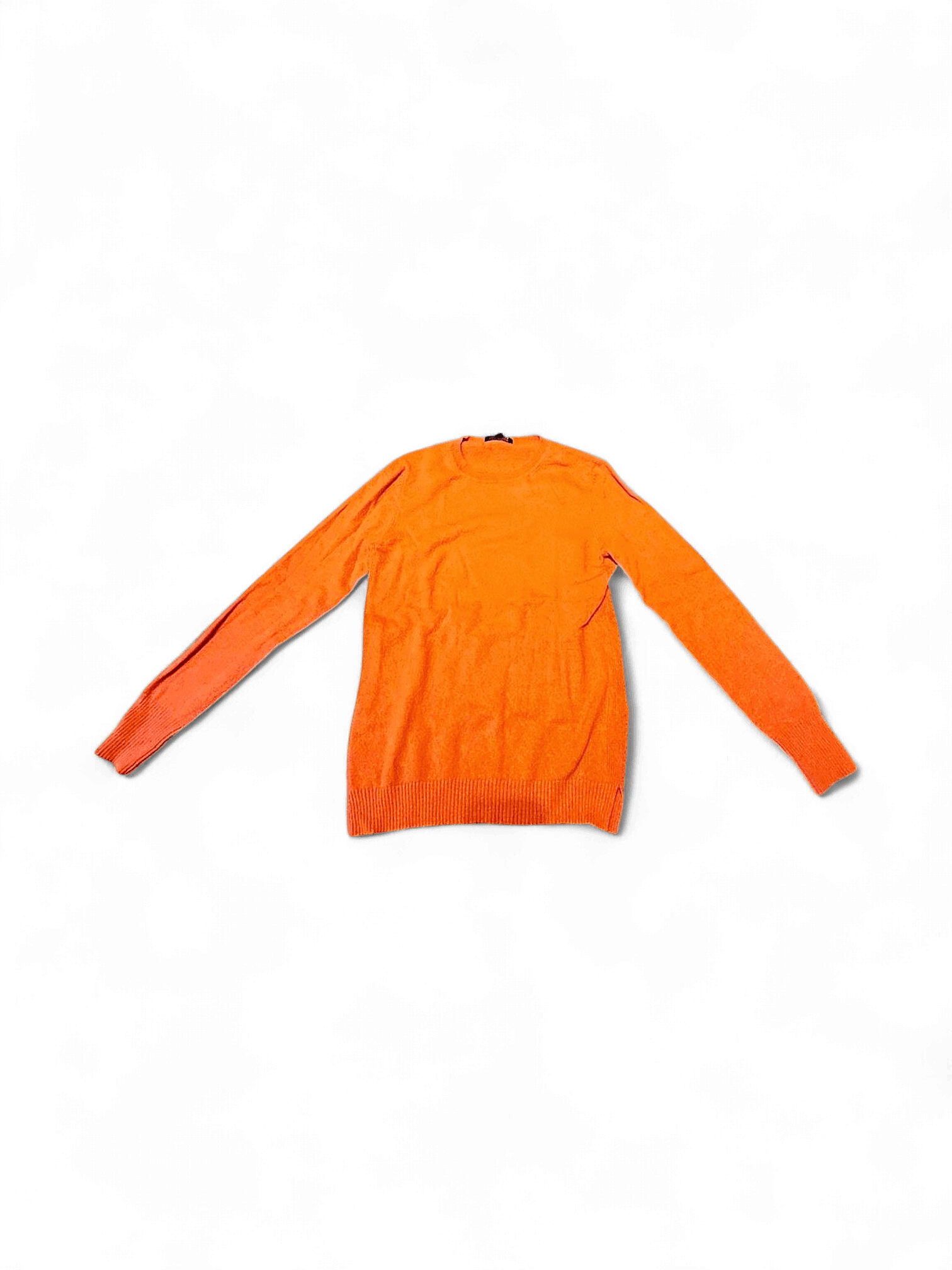 Dine’n’Dance Bright Orange Crew Neck Sweater - Size 38 2
