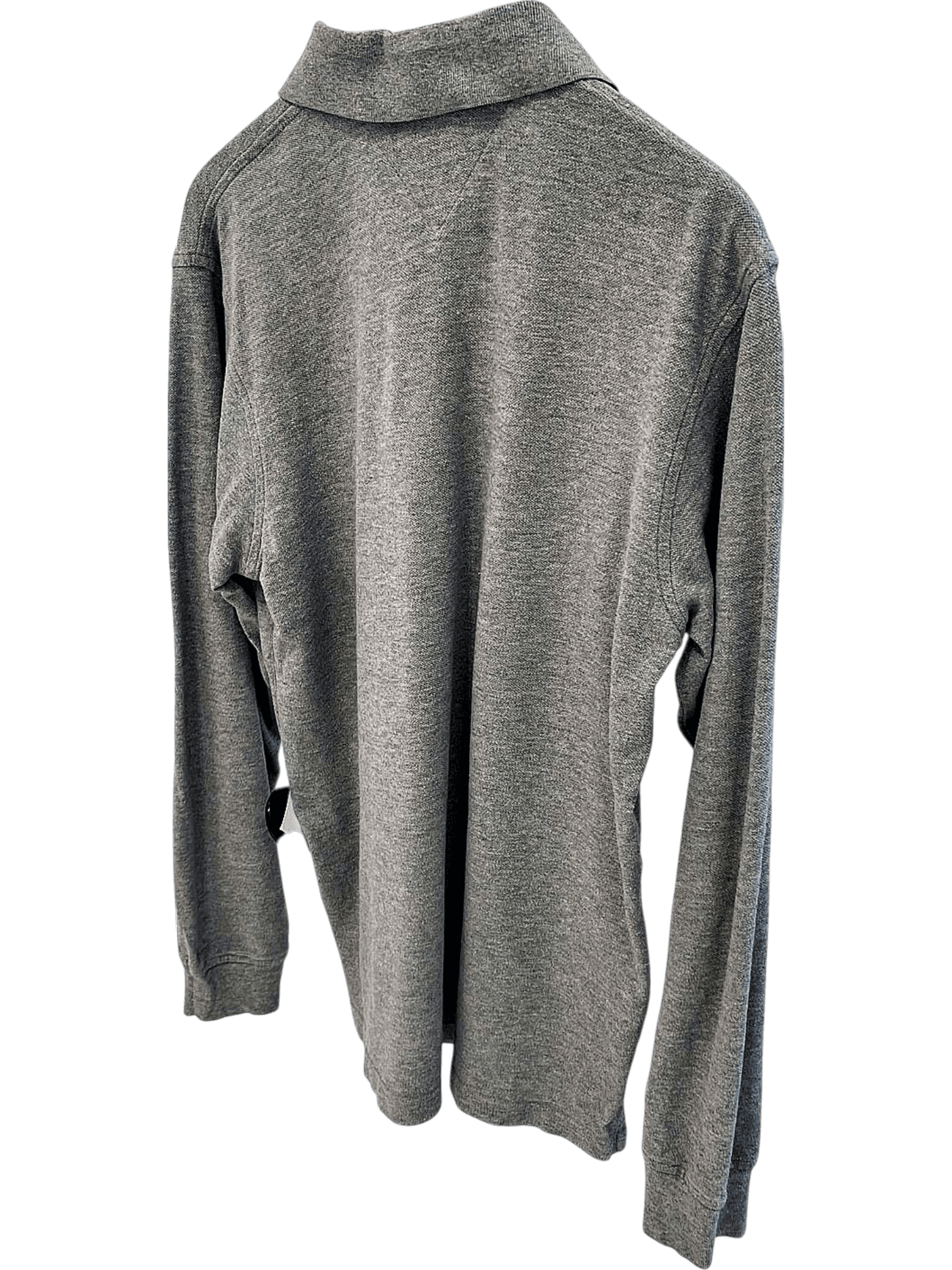 Tommy Hilfiger Grey Long Sleeve Polo Shirt - Size S 2
