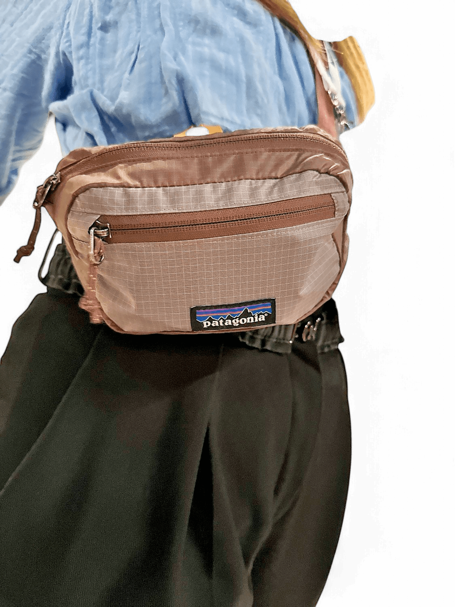 Patagonia Gürteltasche in Braun und Grau 1