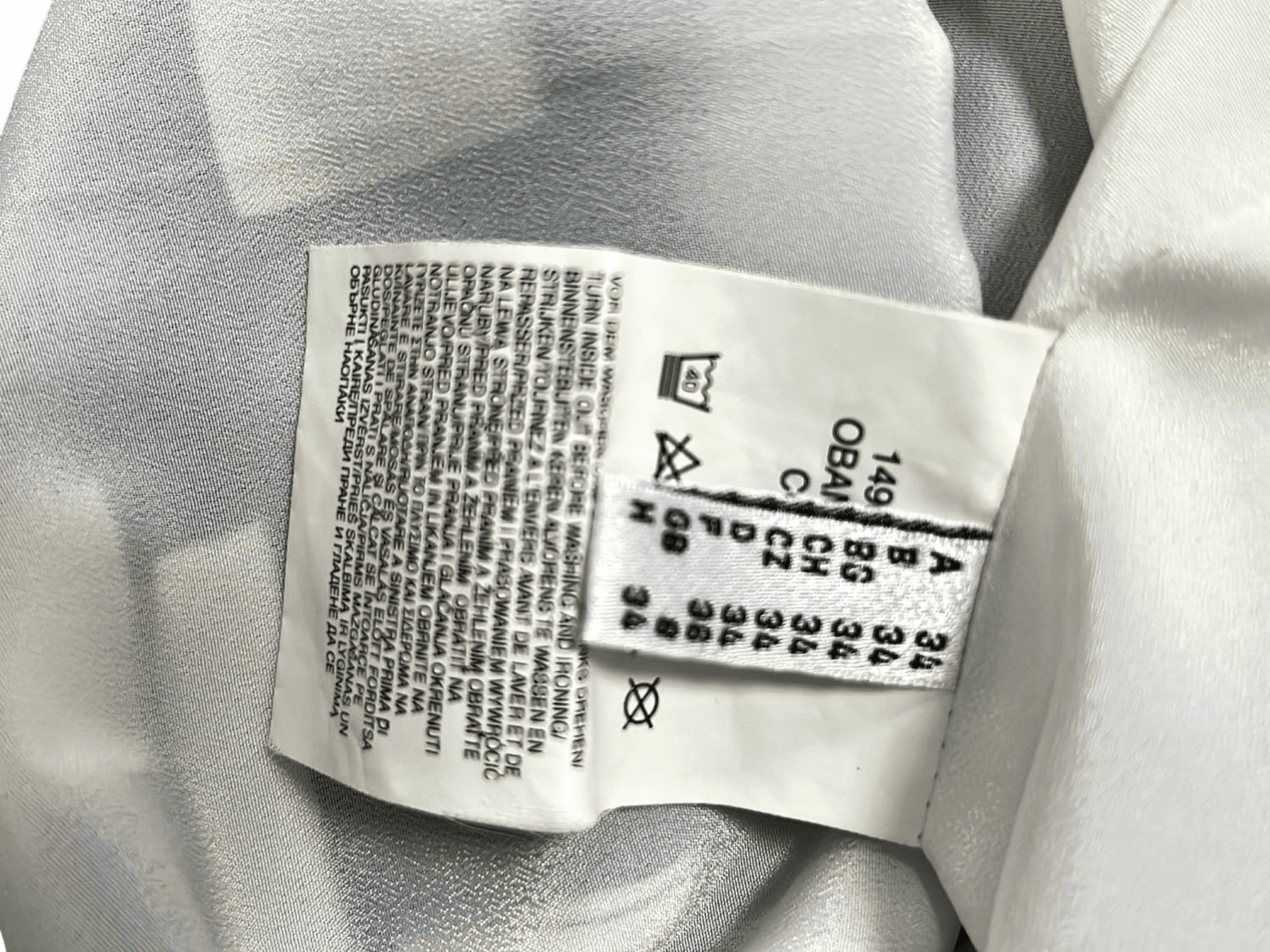 Jake*s Kariertes Sommerkleid in Navy/Weiß - Größe 34 4