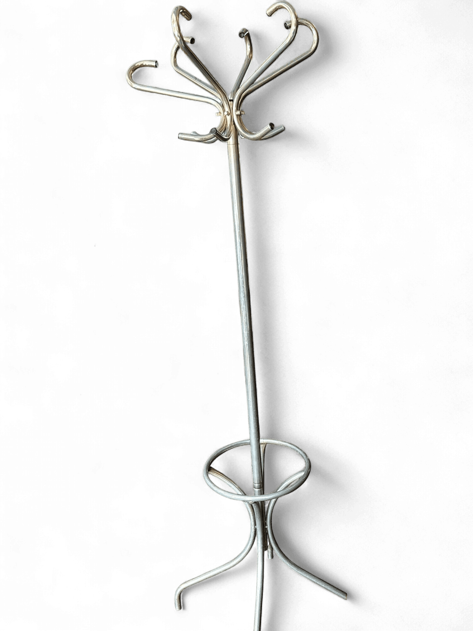 Vintage Style Metal Coat Stand with Curved Hooks 1