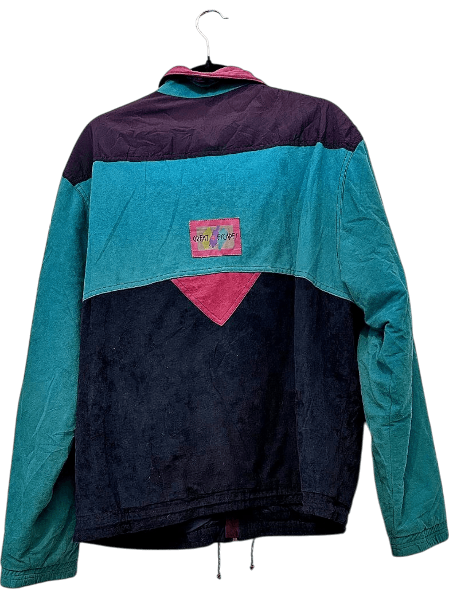 Vintage Great Escapes Windbreaker Jacket - Size 52 2
