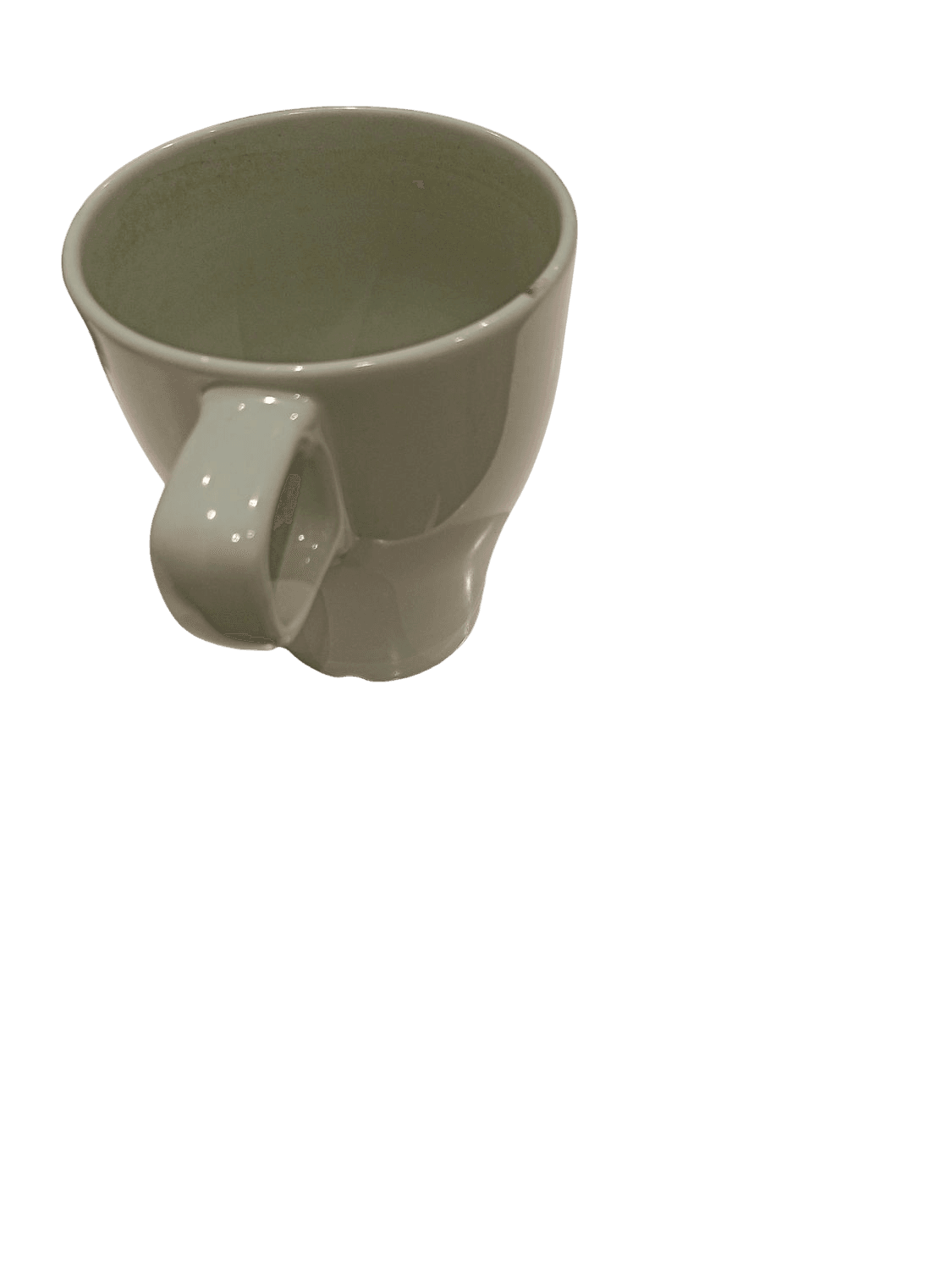 Elegant Mint Green Ceramic Mug with Modern Design 2