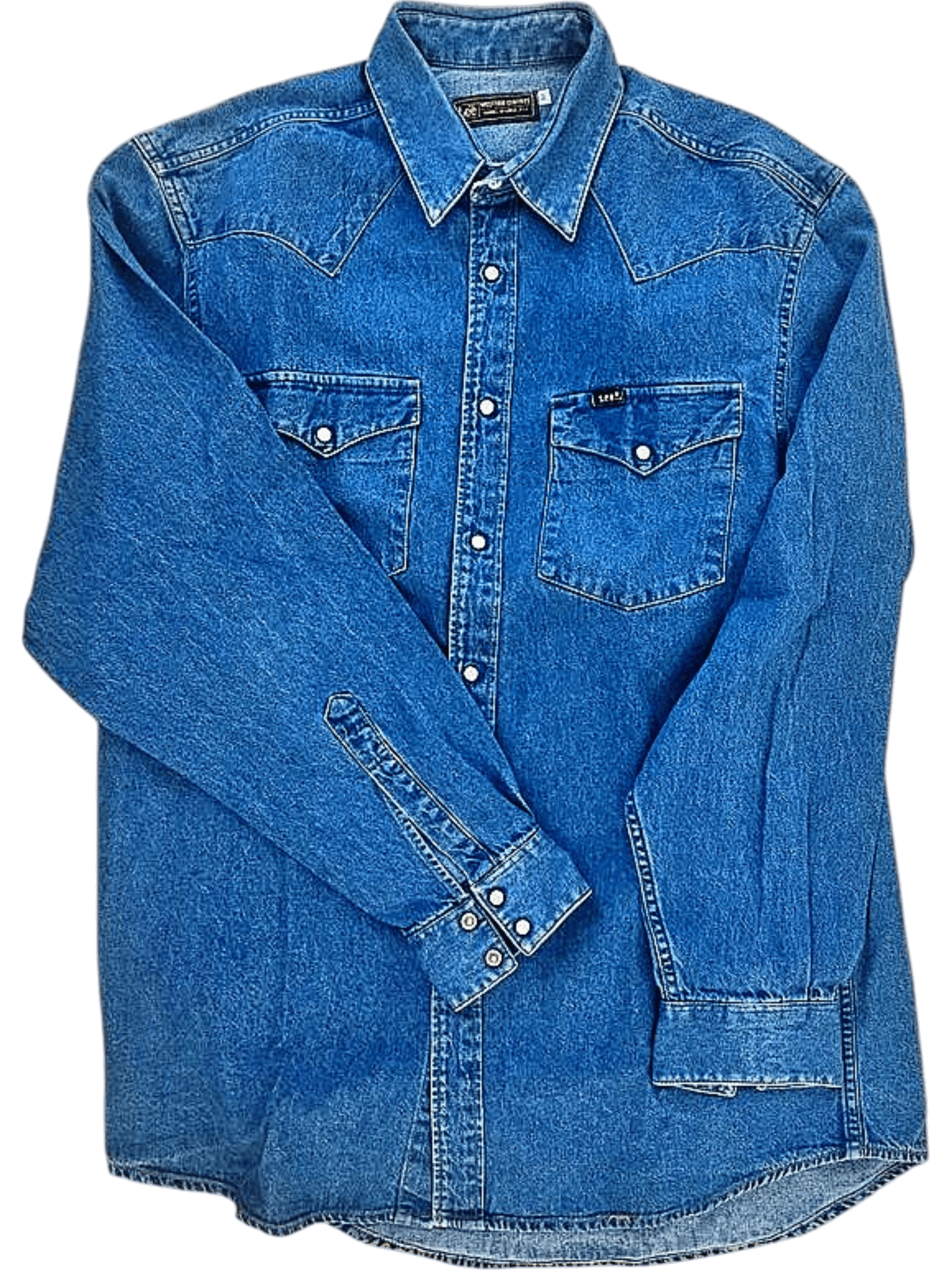 Vintage Lee Western Clothes Denim Shirt - Size M 1