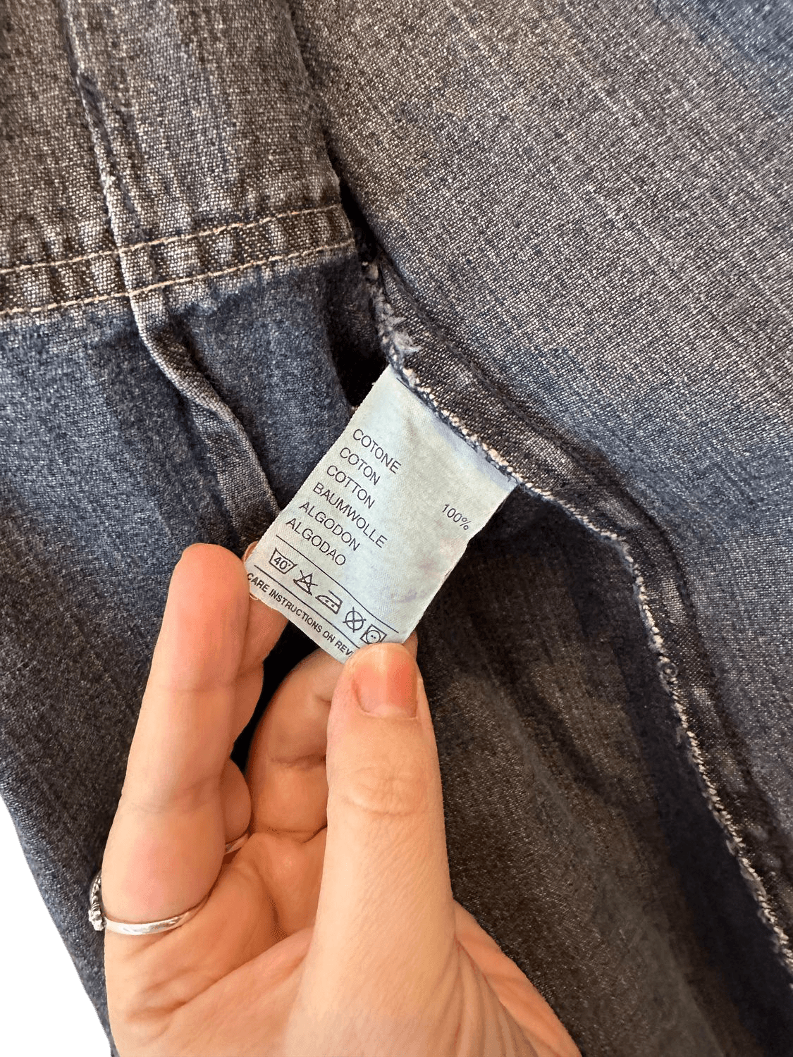 Sisley Sleeveless Denim mini Dress - Size S 4