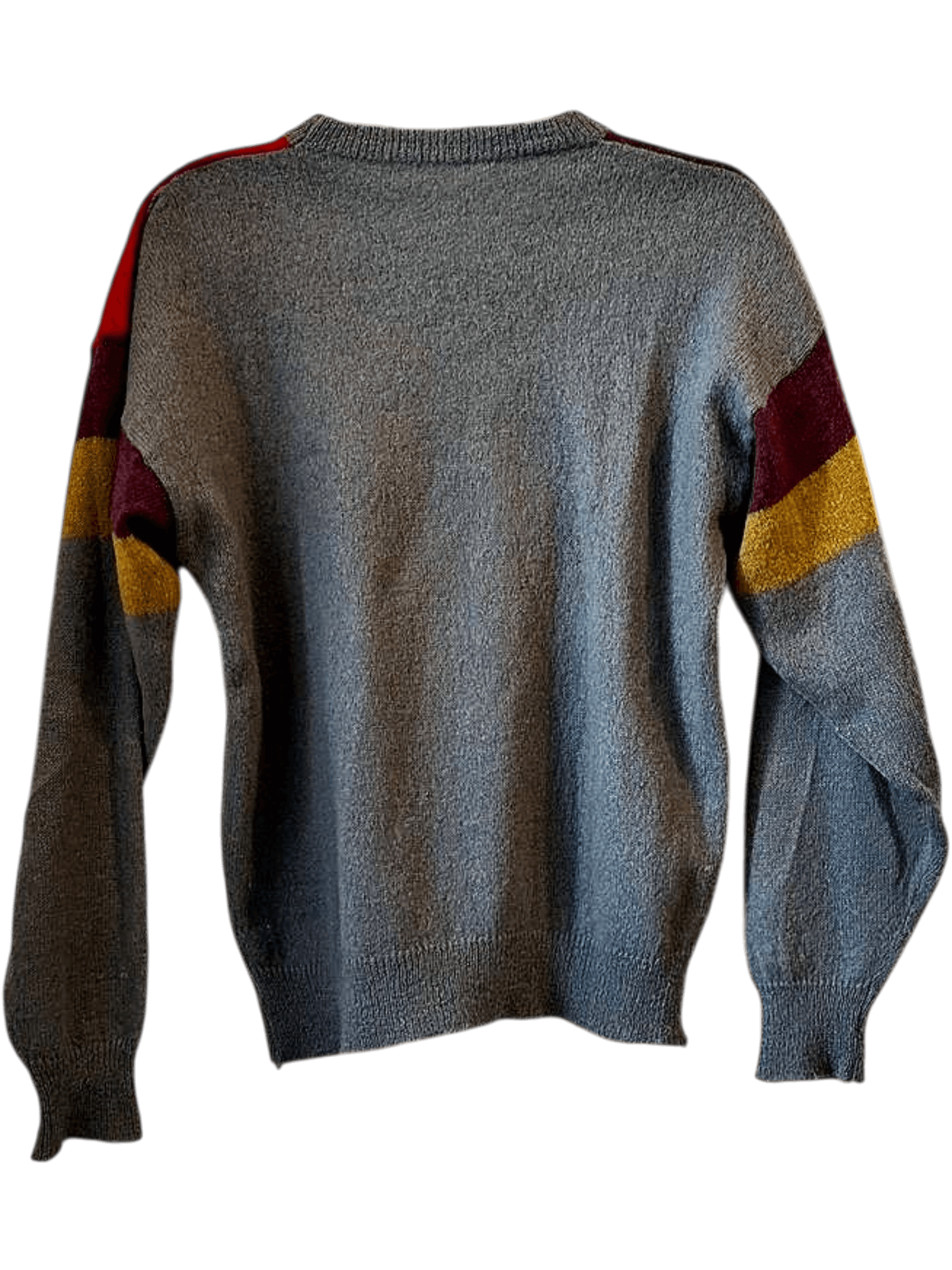 Colorful Geometric Pattern Wool Blend Sweater - Size M 3