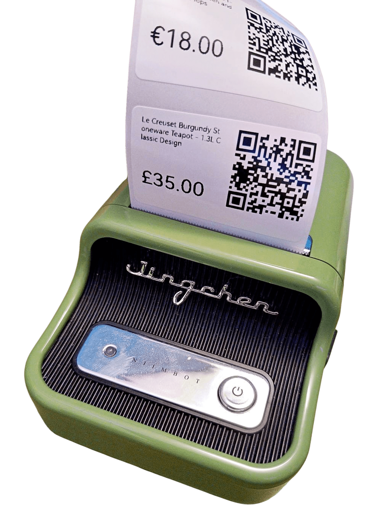 Green Singchen NINDOT Label Printer/Thermal Printer 1