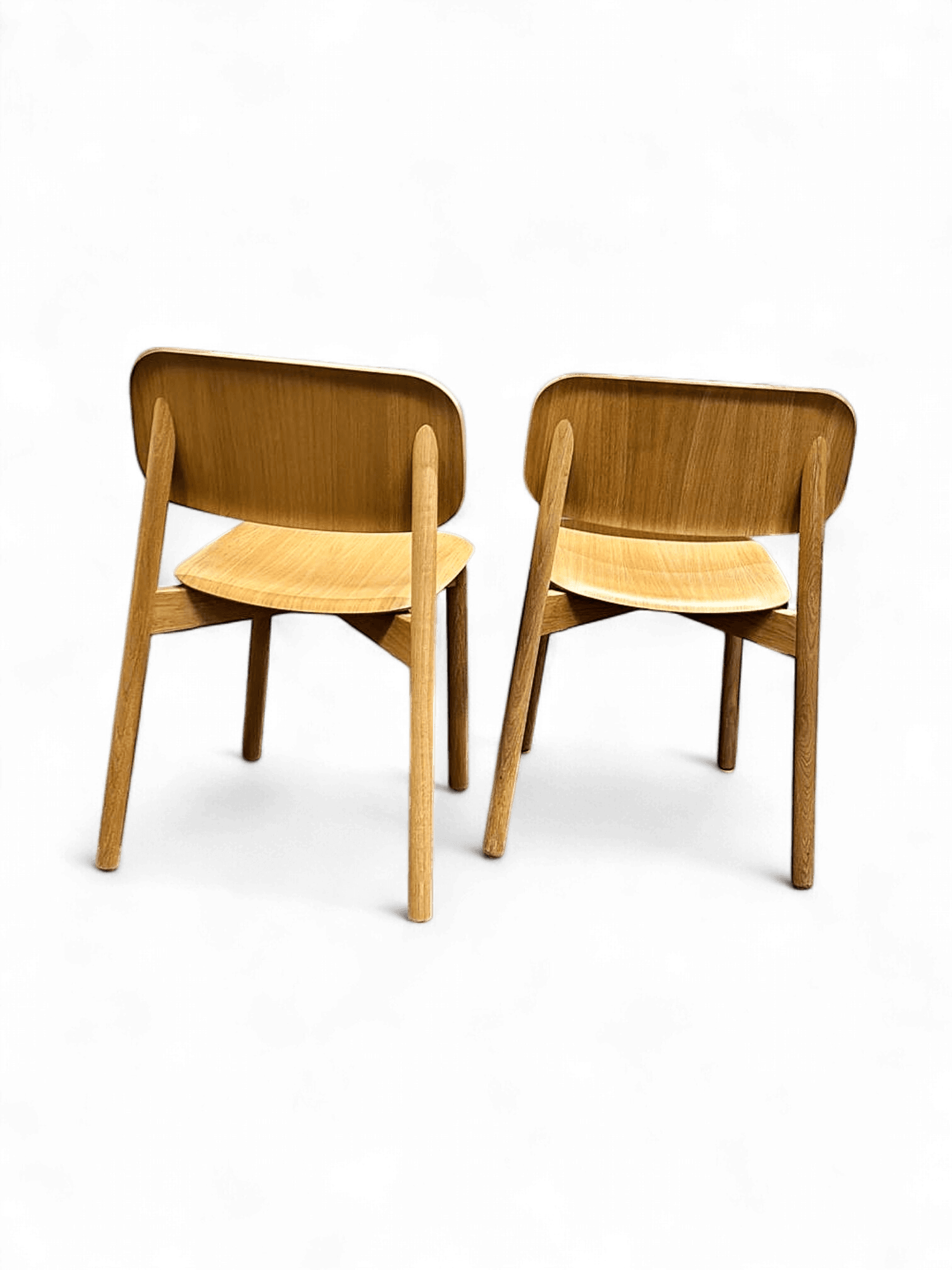 Wooden Dining Chairs - Scandinavian Style Office/Waiting Room Chairs 5