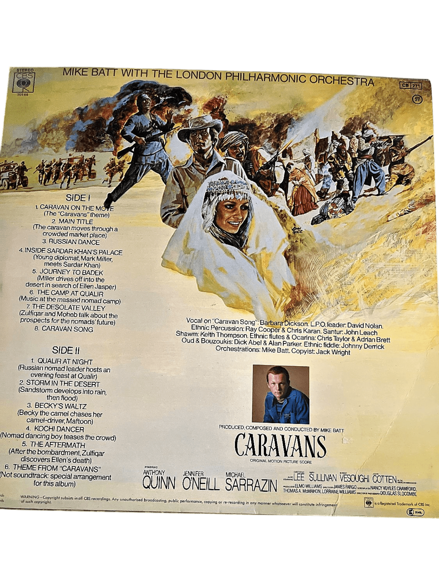 Caravans Original Motion Picture Score LP 2