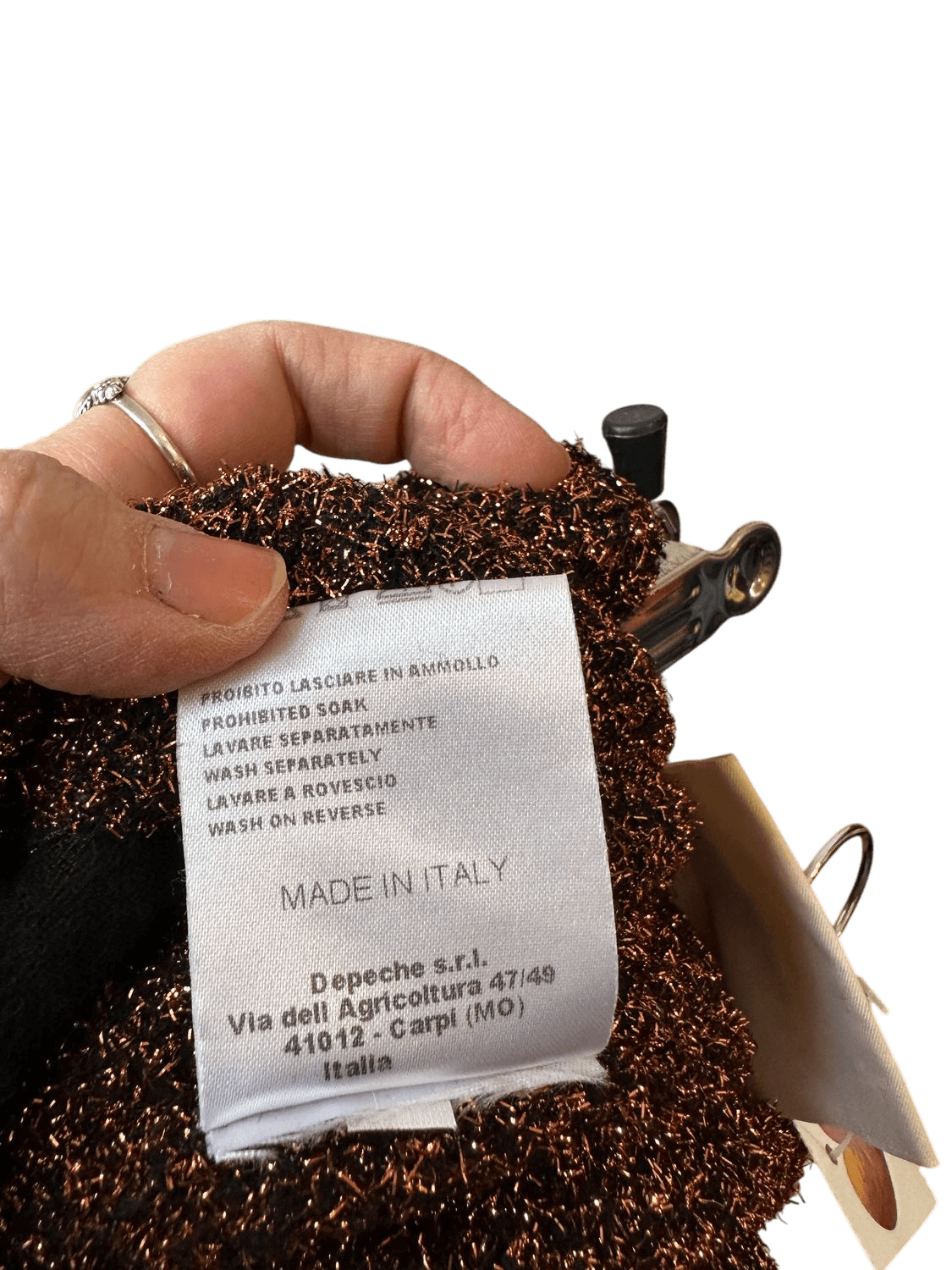 Aniye By Metallic Bronze Knit Sweatpants - Size S 6