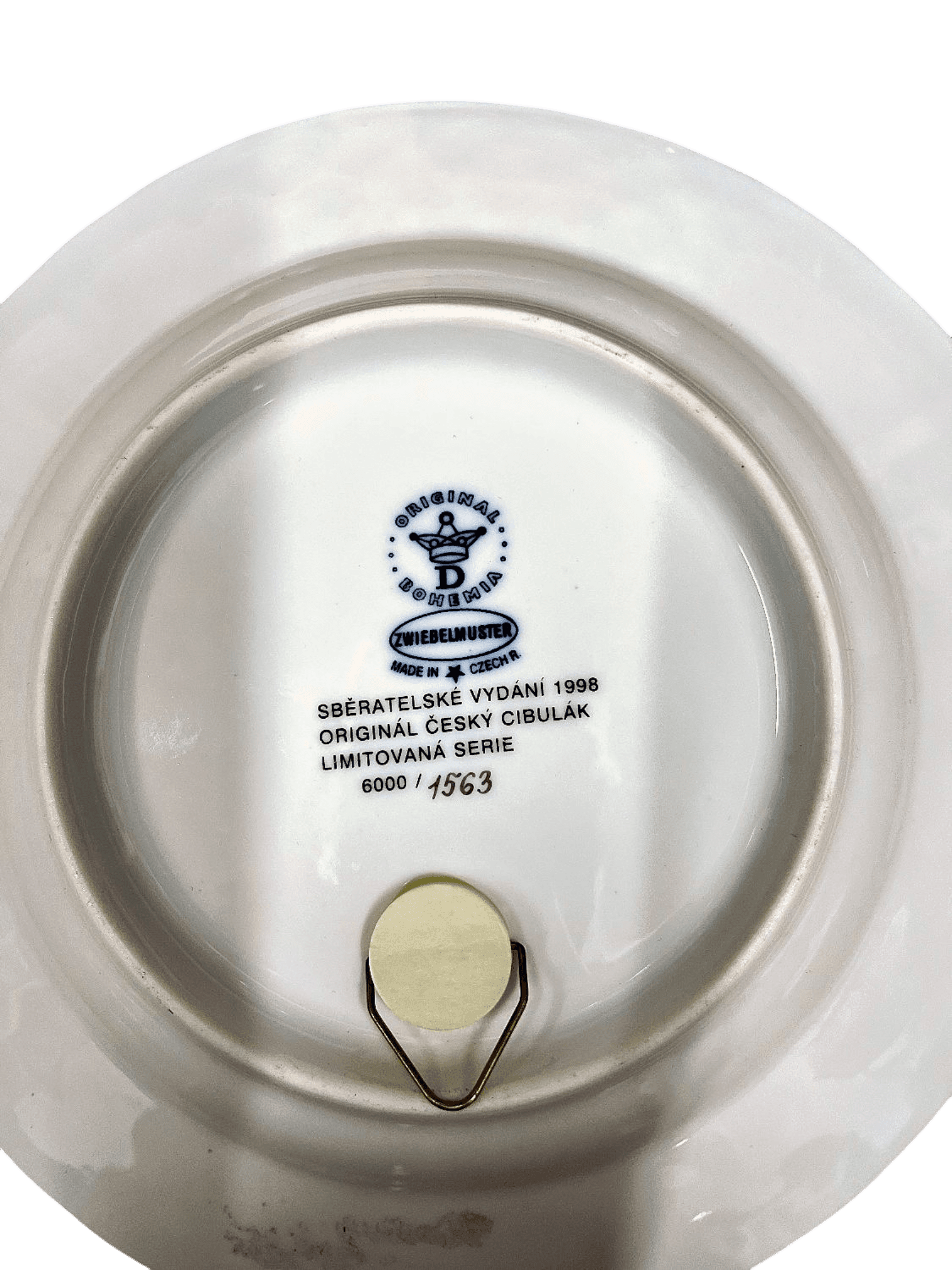 Original Bohemia Sammlerteller 1998 2