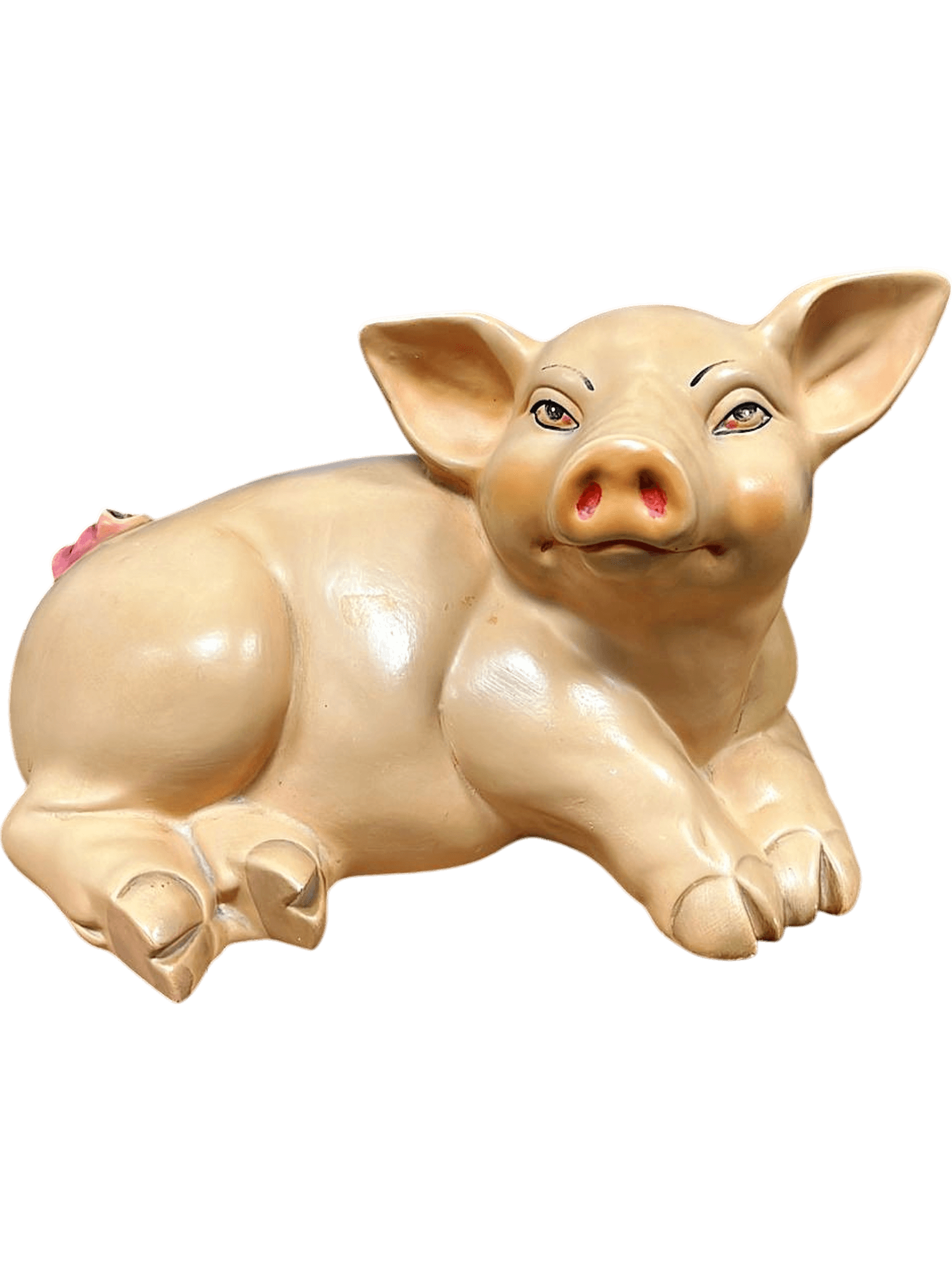 Dekorative Schweinefigur aus Keramik - Niedliche Tierdekoration 1