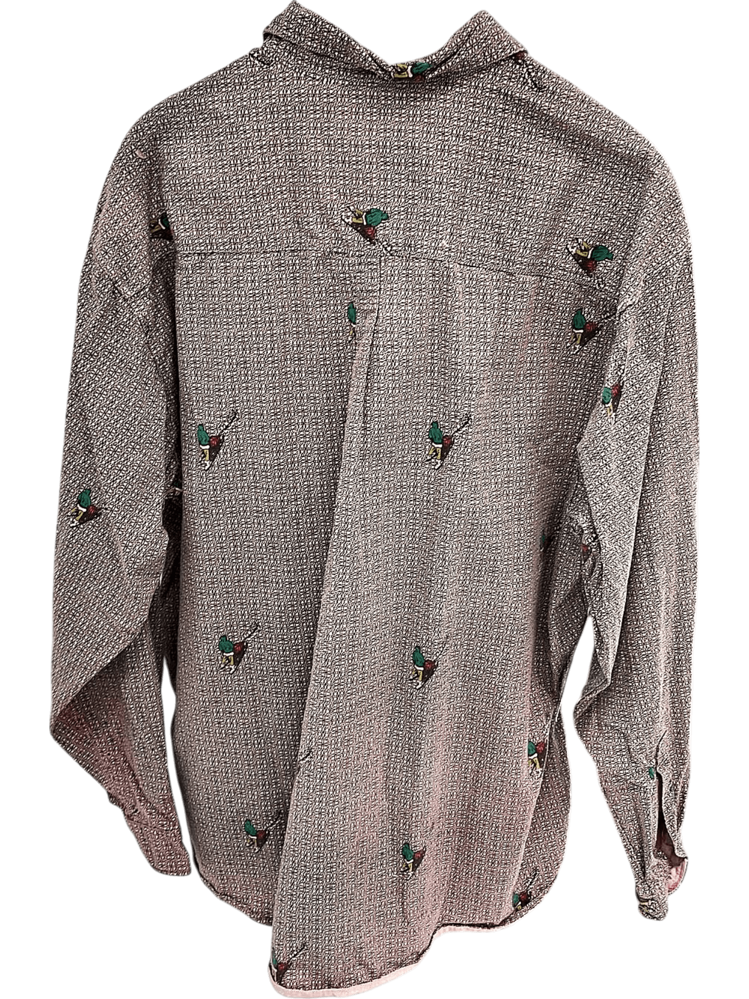 Capo Blanco Italian Button-Down Shirt with Duck Pattern 2
