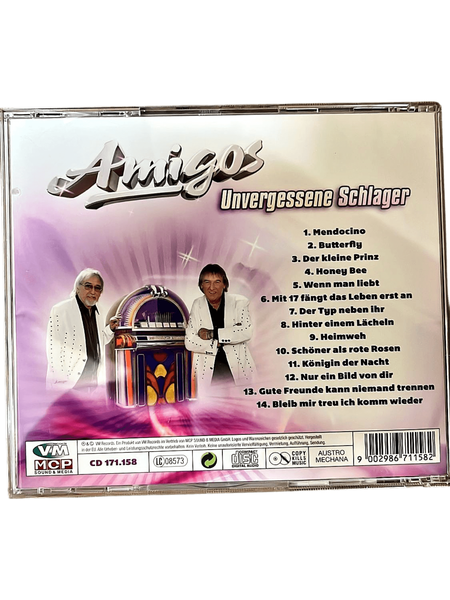 Amigos - Unvergessene Schlager CD mit 14 bekannten Hits 2
