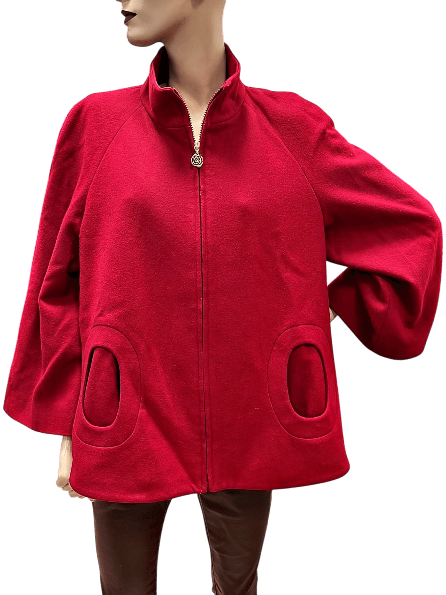 Betsey Johnson Jacke Rot - Größe L 1