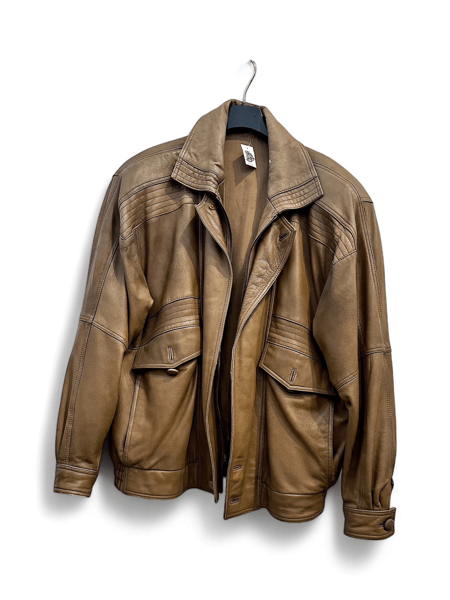 Vintage Leather Jacket - Size 54 1
