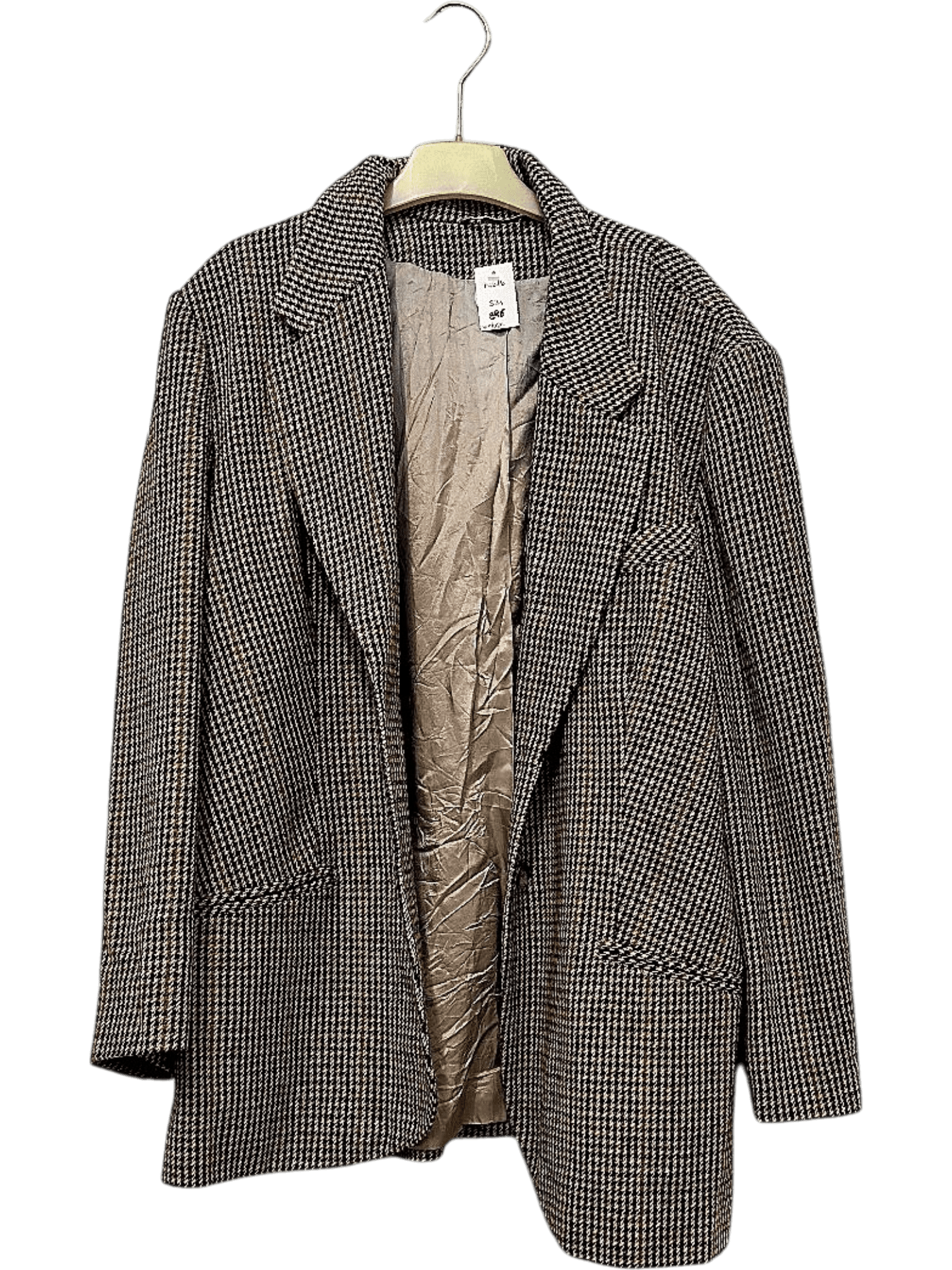 Vintage Houndstooth Blazer - Size XL 1