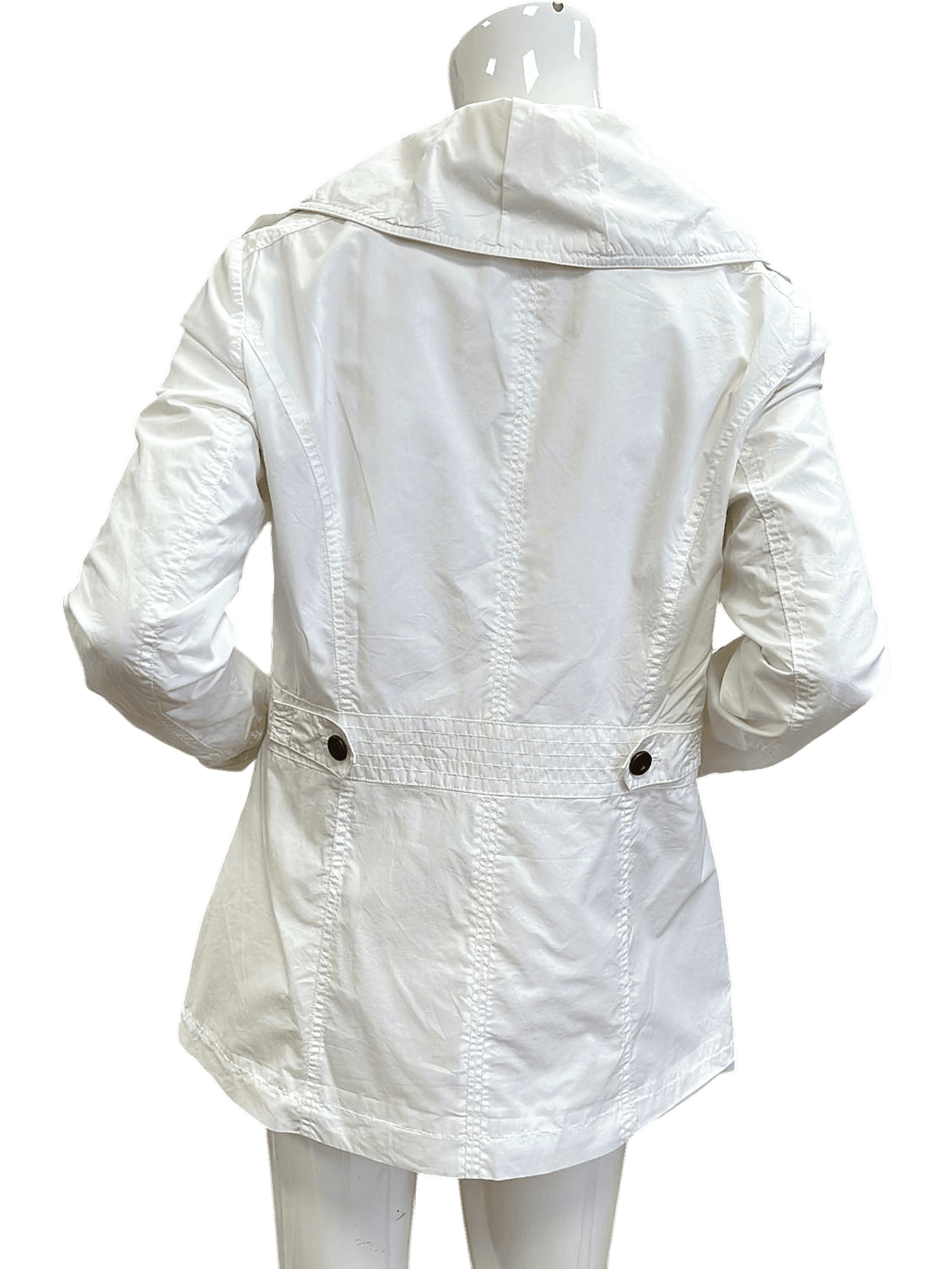 Biaggini Trenchcoat Weiß - Größe 38 2