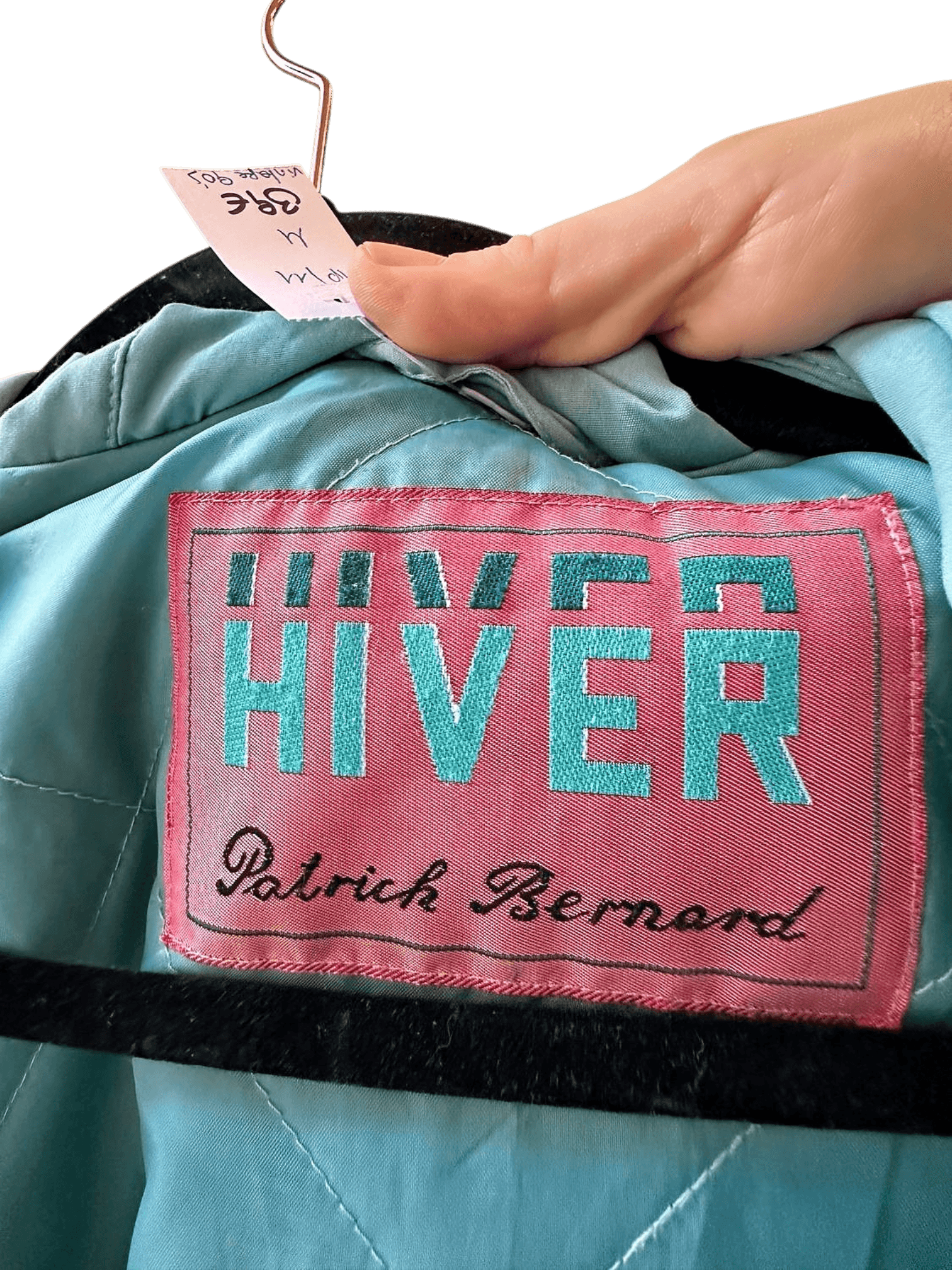 Vintage 90’e Light Blue Parka with fake Fur Hood - Size 40 3